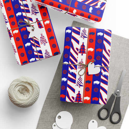 Buffalo Bills HOLIDAY ICON Wrapping Papers