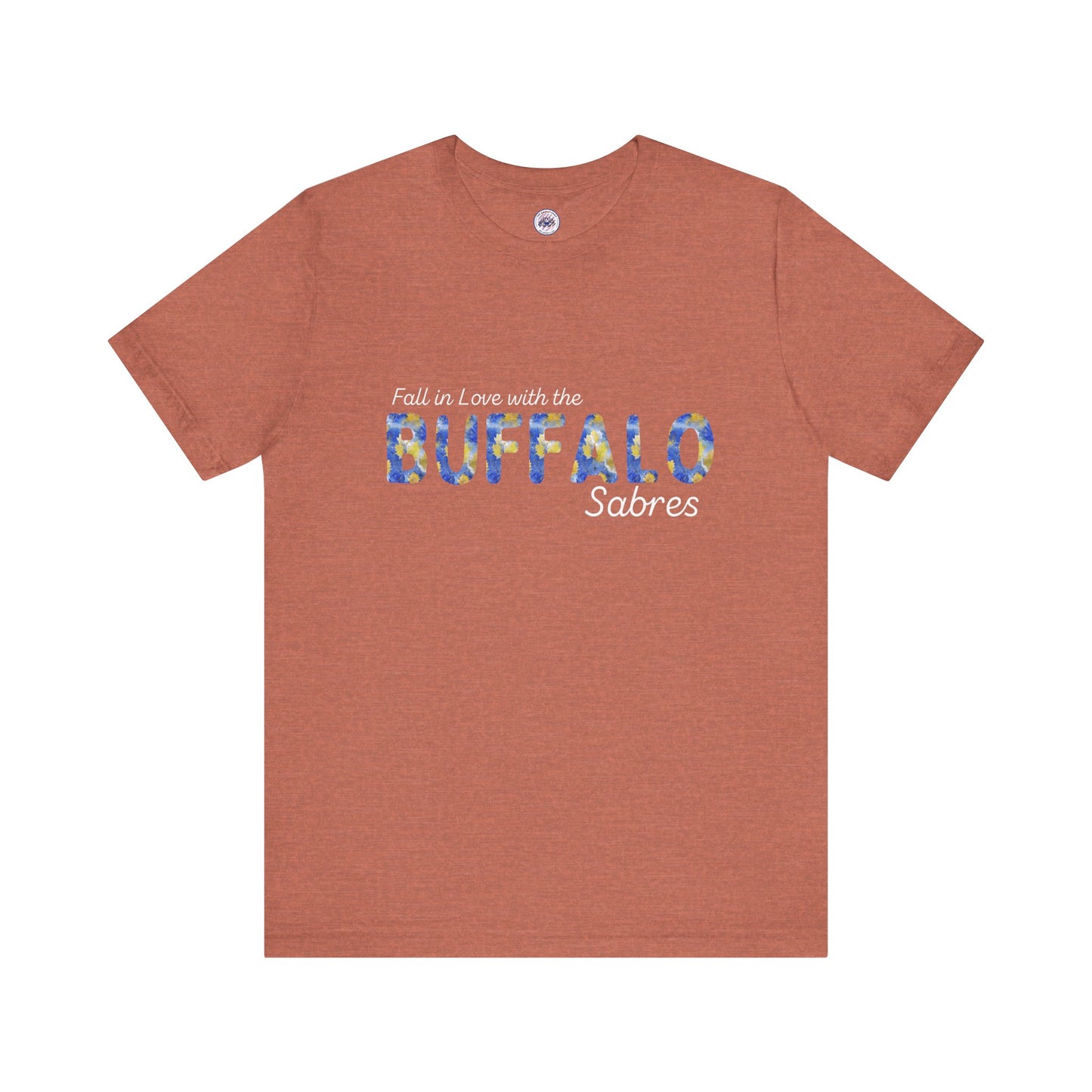 Watercolor Buffalo Sabres Leaves T-Shirt (Where else would you rather be...)