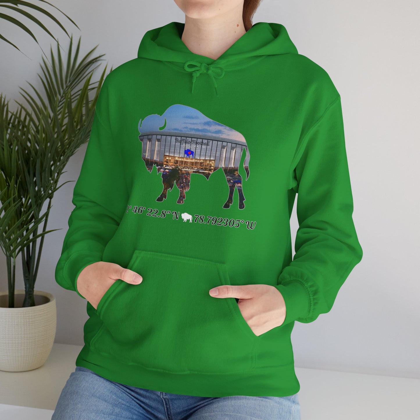 Welcome to Buffalo Football's New Stadium Unisex Heavy Blend™ Hooded Sweatshirt