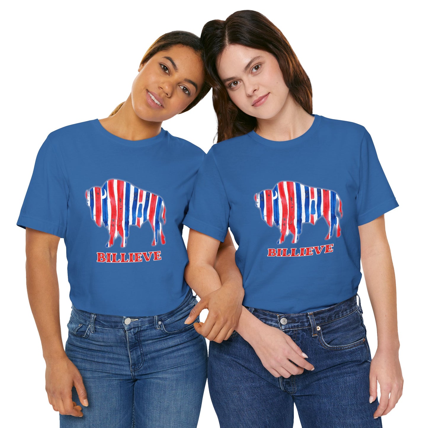 Watercolor Buffalo Unisex Short Sleeve Tee
