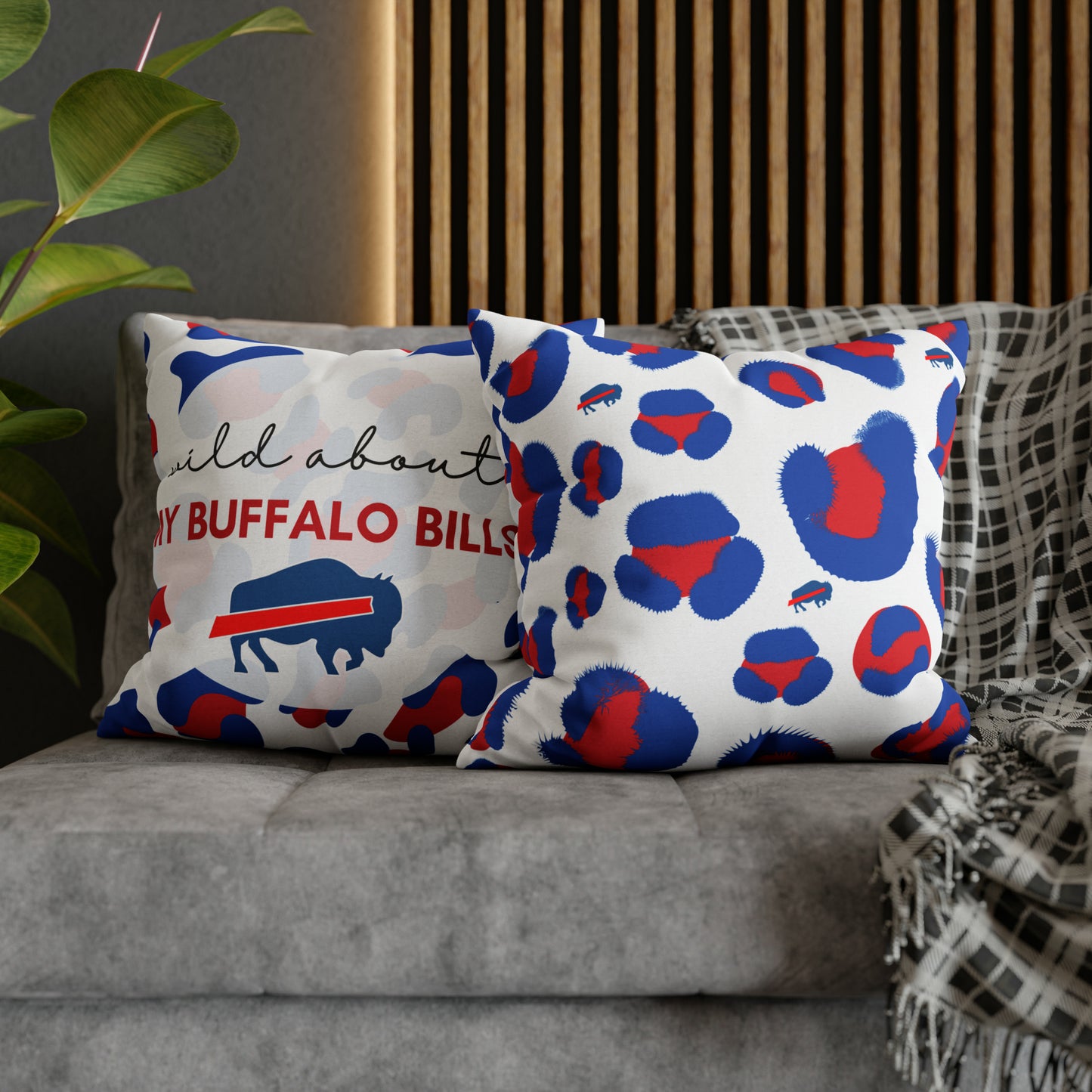 Wild About My Buffalo Bills Pillow Case