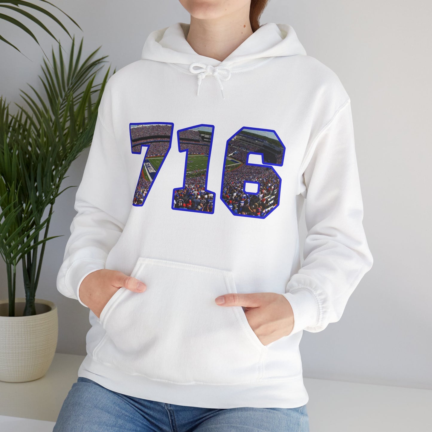 716 Buffalo Bills Stadium Unisex Heavy Blend™ Hooded Sweatshirt