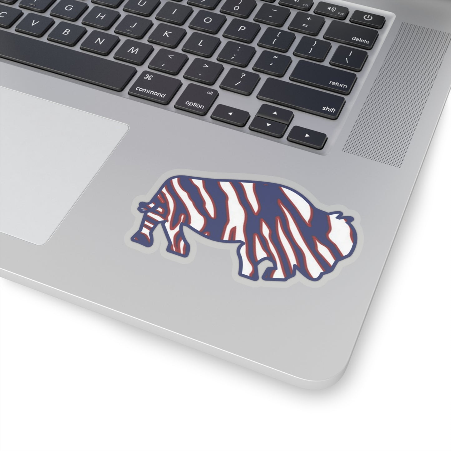 Zubaz Blue Buffalo Sticker