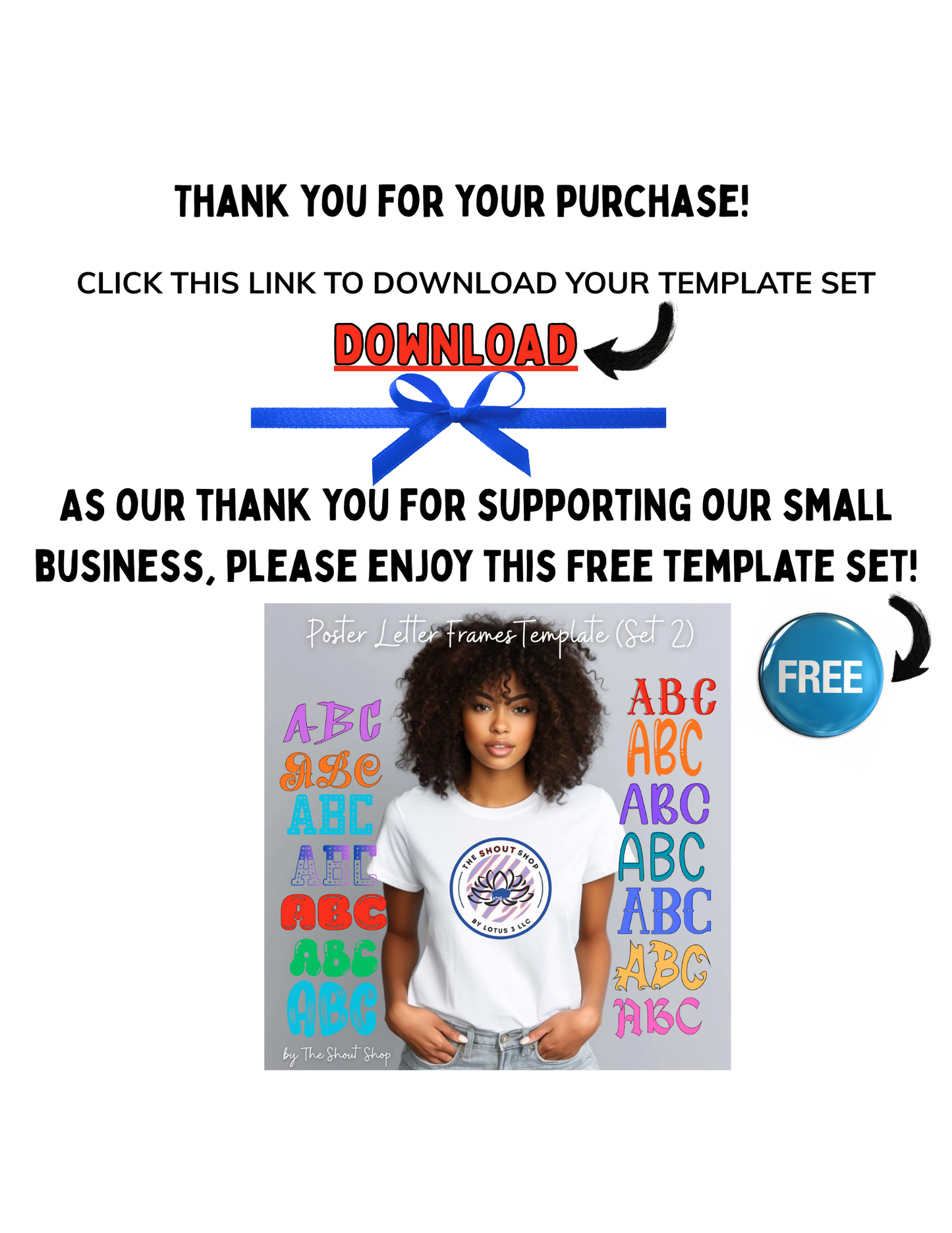 Poster Font Canva Template Collection (Set #2)