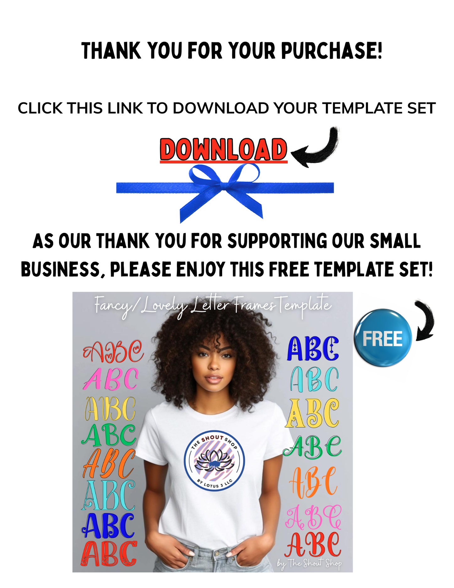 Fancy Font Canva Template Collection