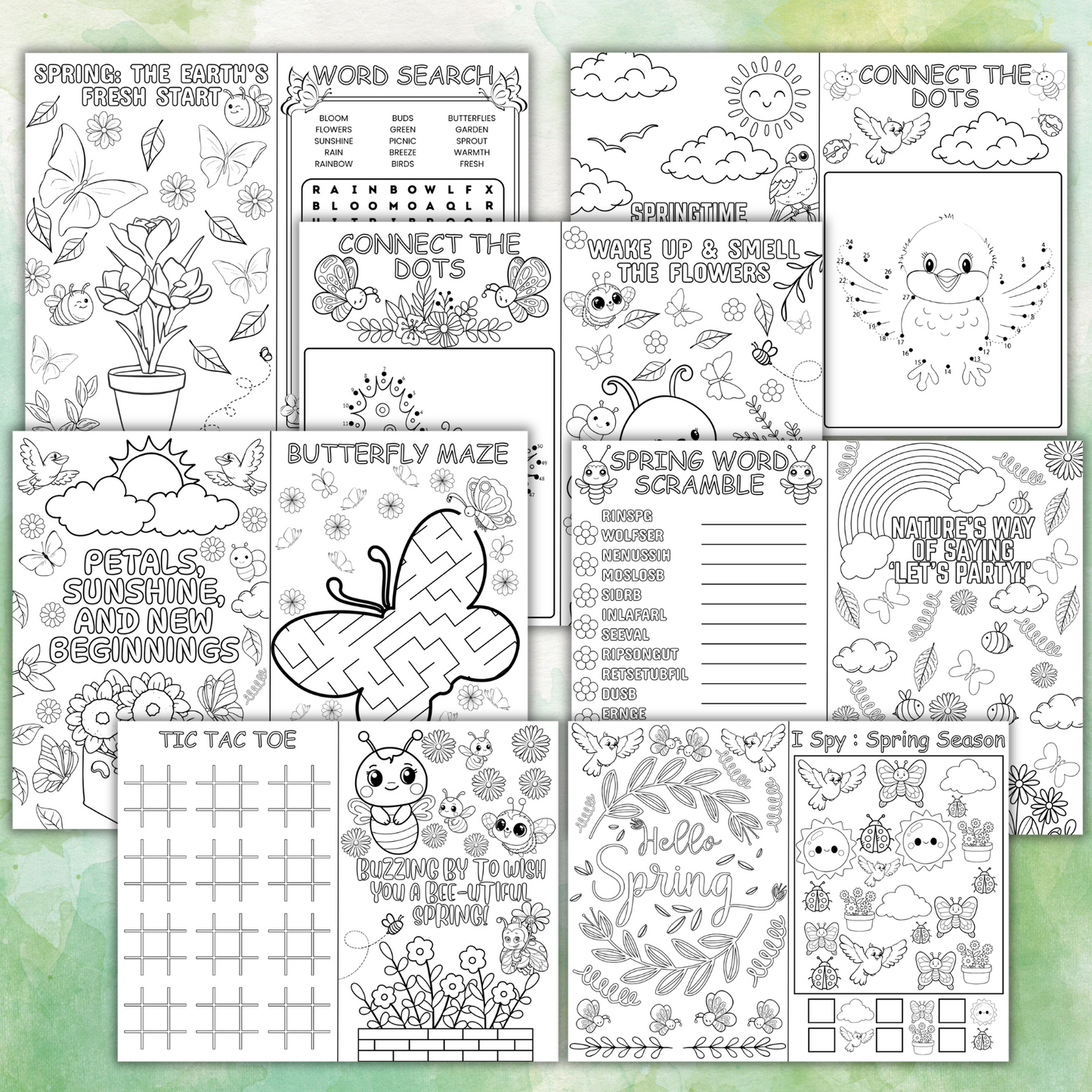 Spring Activity Booklet
