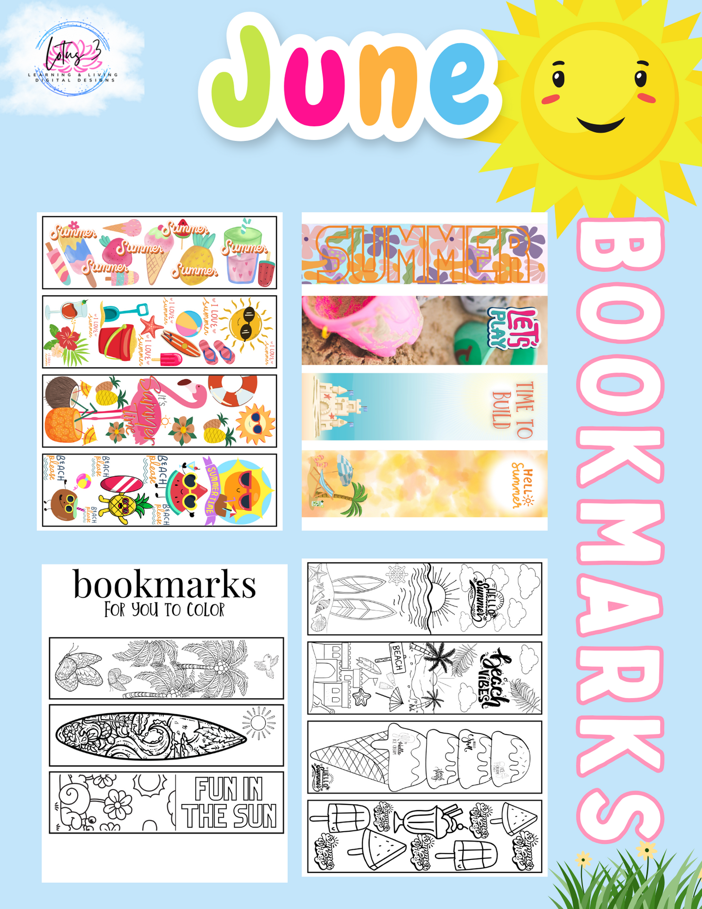 June Resources Packet (DIGITAL DOWNLOAD) Over 75 Activities