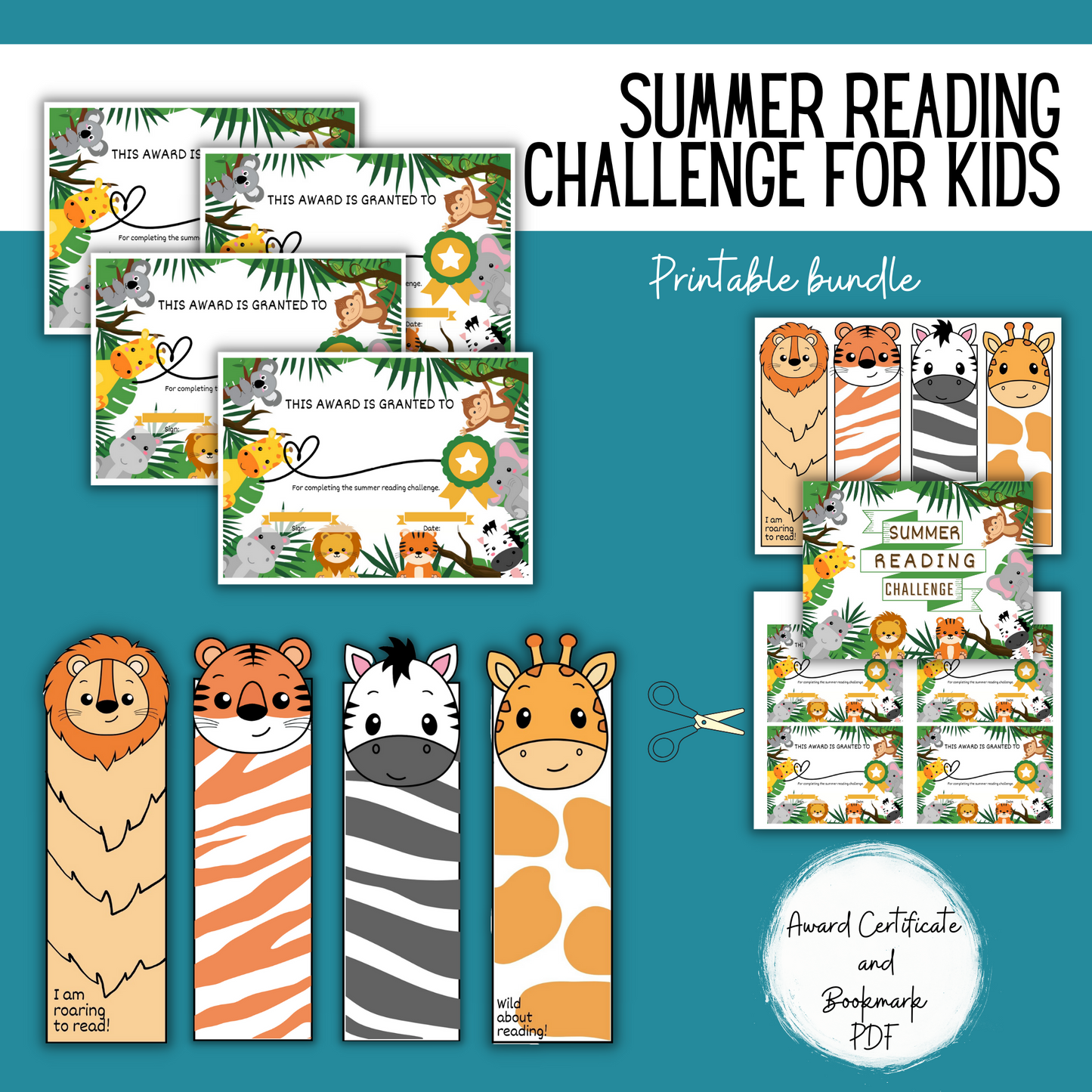 Summer Reading Challenge _ Safari Theme