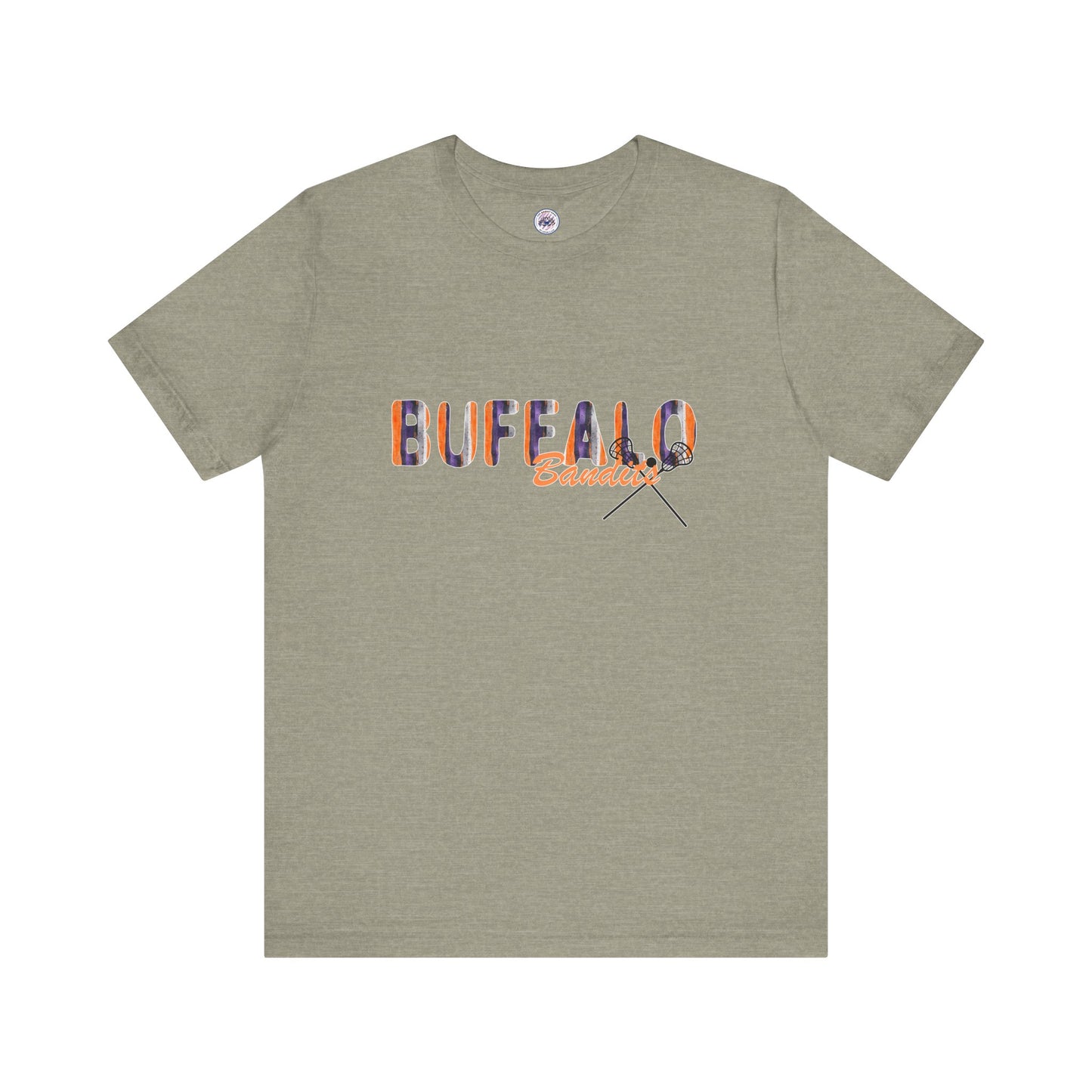 Bandits Watercolor Buffalo Unisex Short Sleeve Tee