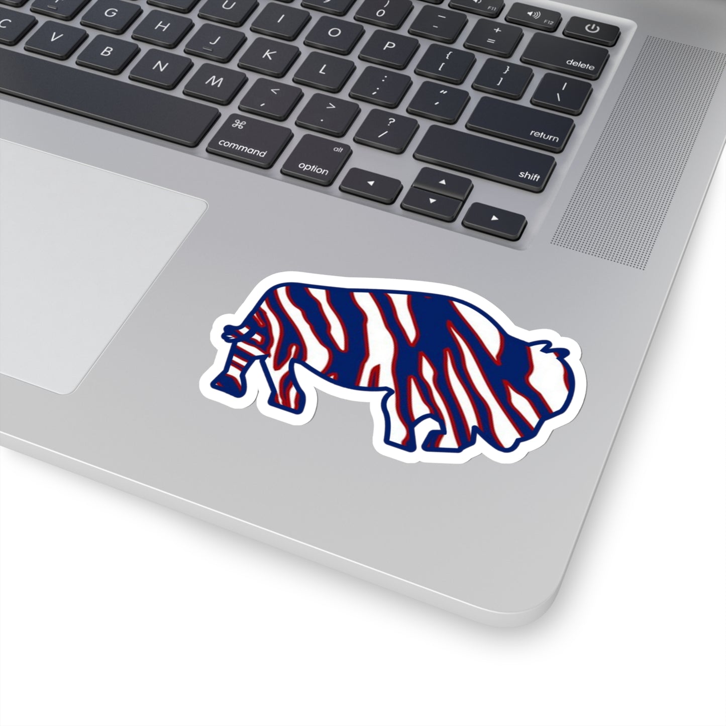 Zubaz Blue Buffalo Sticker