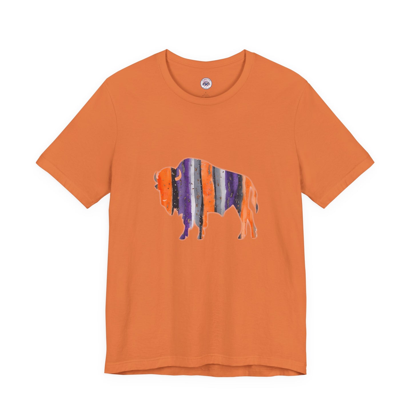 Bandits Watercolor Buffalo Unisex Short Sleeve Tee