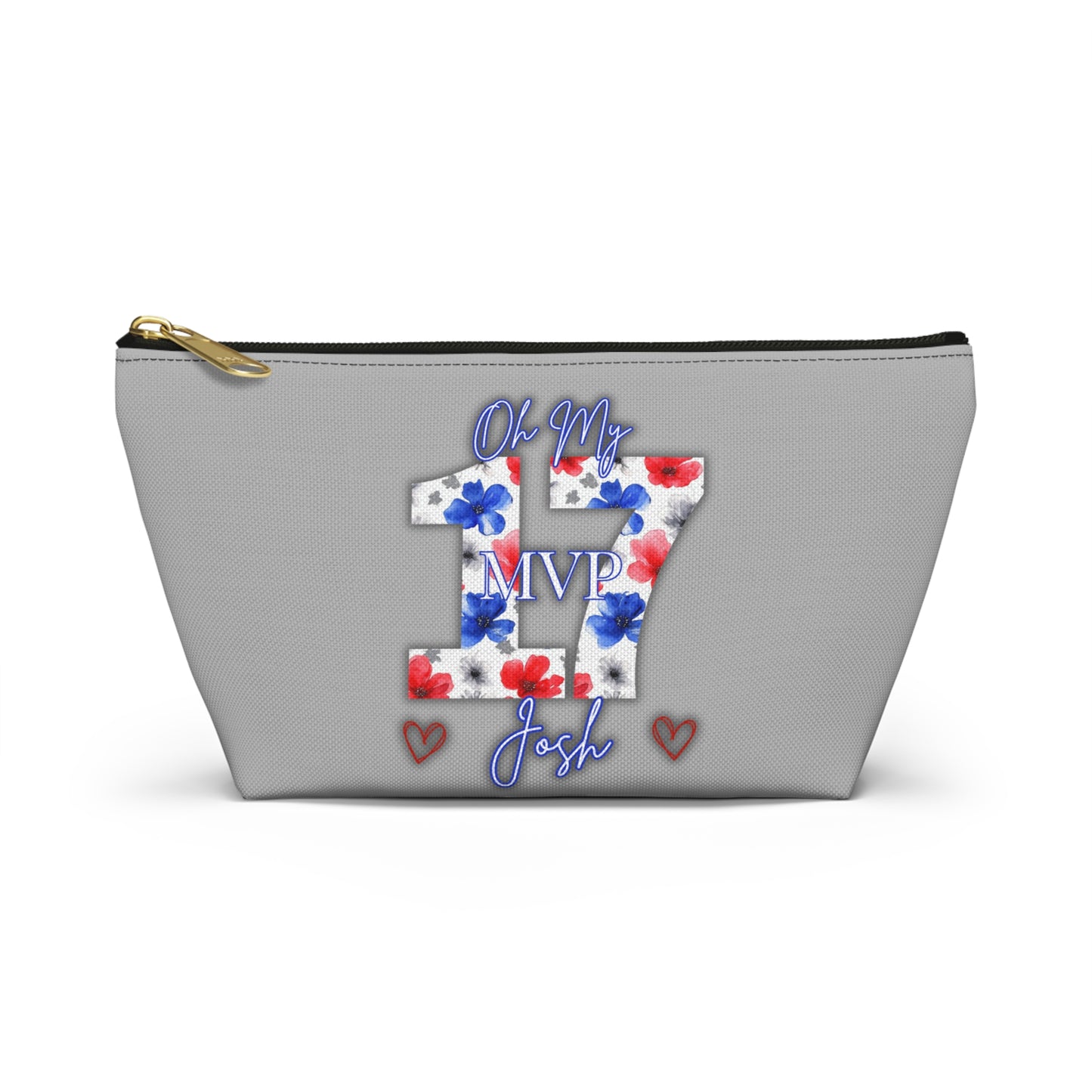 Oh My Josh Buffalo Football Retro Accessory Pouch w T-bottom