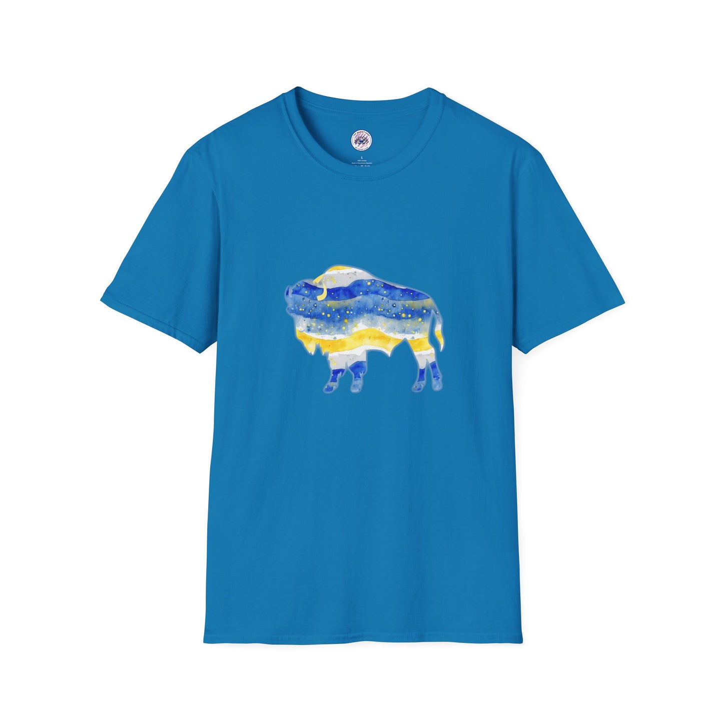 Buffalo Sabres Watercolor Buffalo Unisex Softstyle T-Shirt
