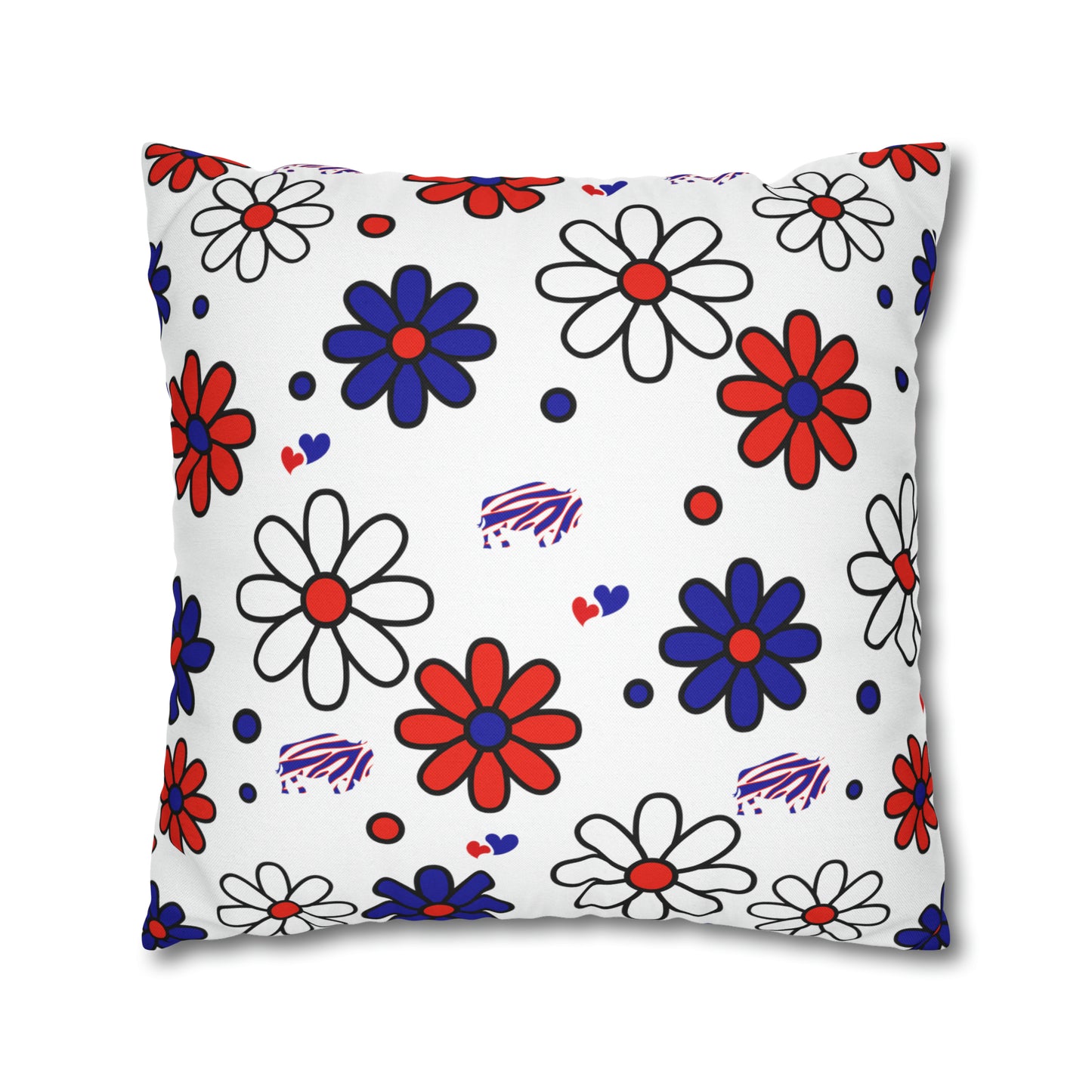 Bills Flower Power Pillow Case