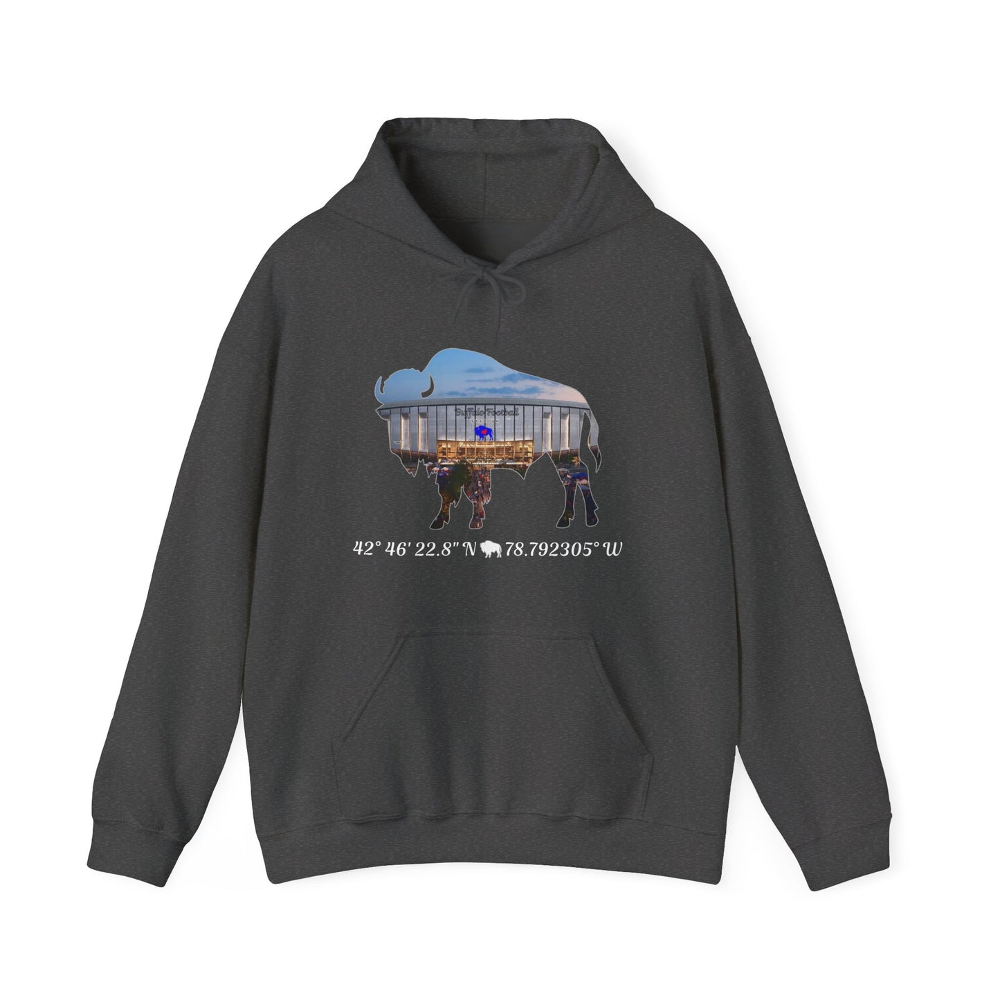 Welcome to Buffalo Football's New Stadium Unisex Heavy Blend™ Hooded Sweatshirt
