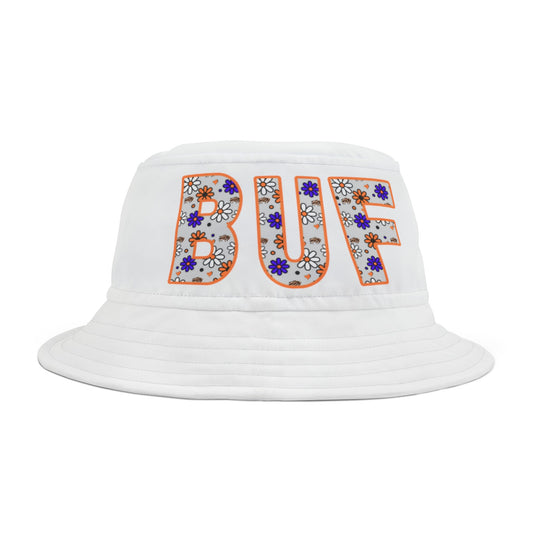 In the BUF Bandits Flower Power Bucket Hat