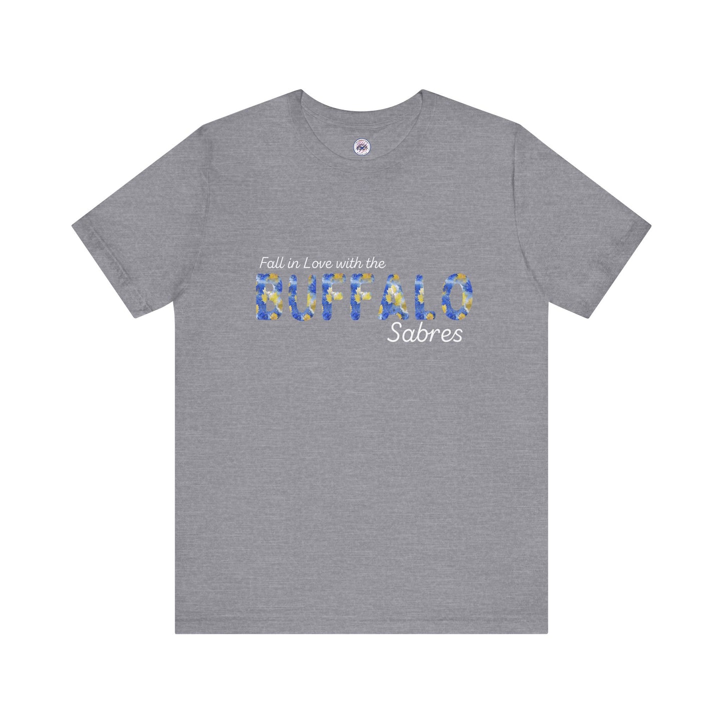 Watercolor Buffalo Sabres Leaves T-Shirt (Where else would you rather be...)
