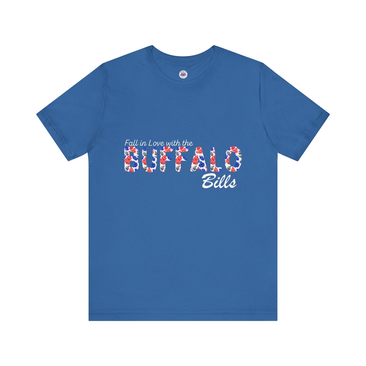 Fall in Love with the Bills Watercolor Leaves T-Shirt