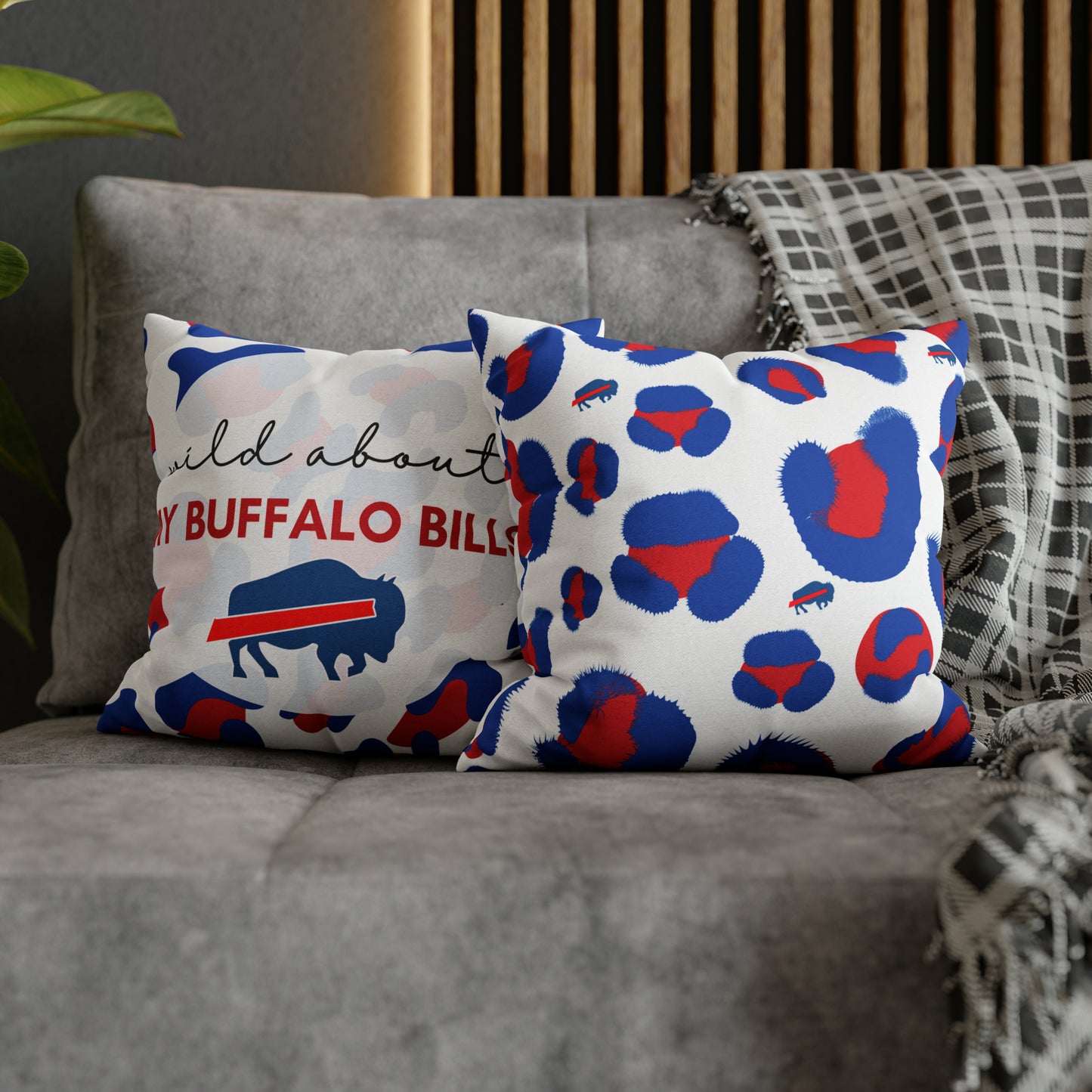 Wild About My Buffalo Bills Pillow Case