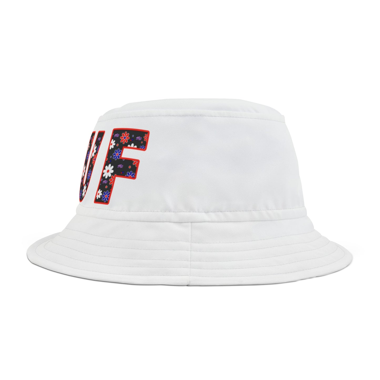 In the BUF Bills Flower Power Bucket Hat