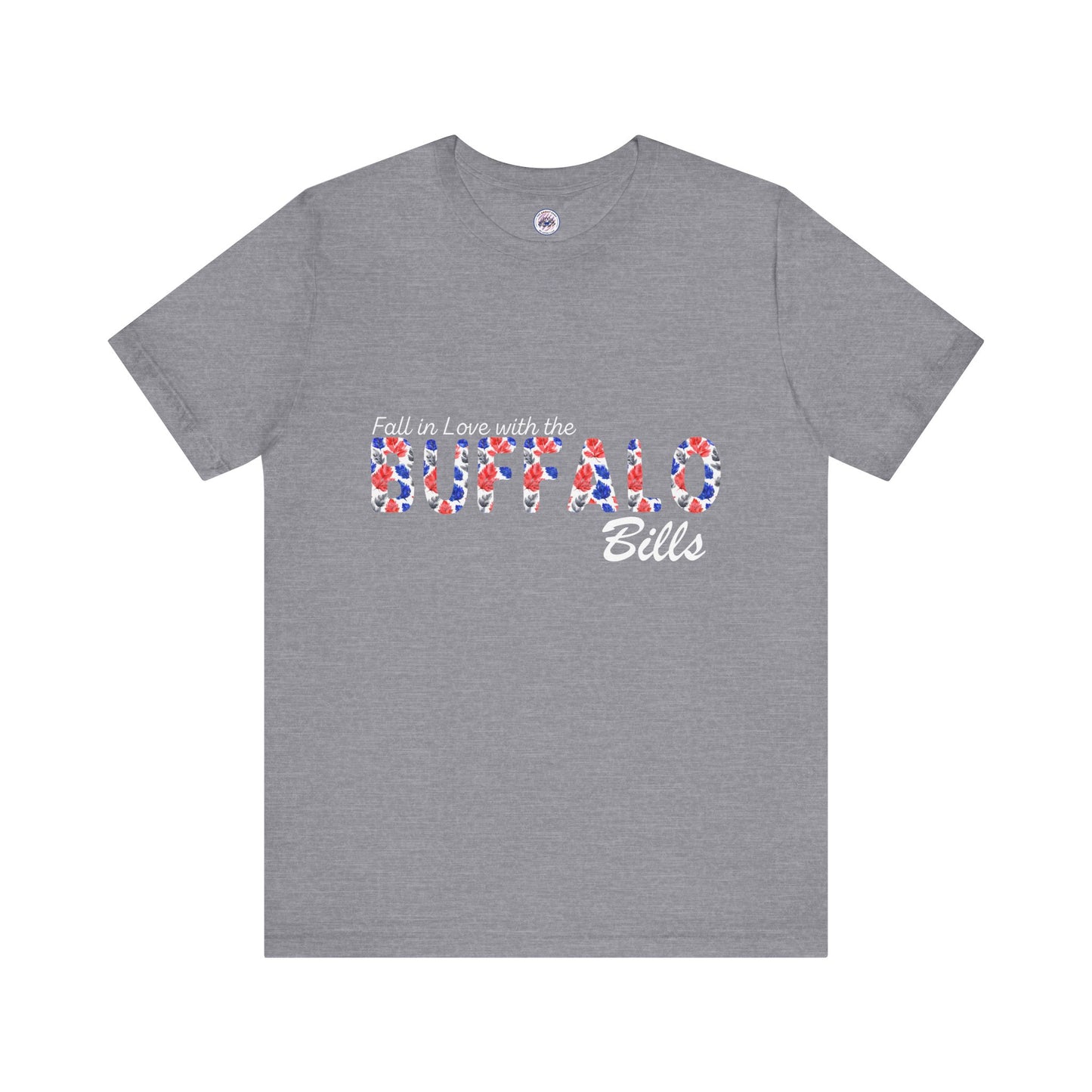 Fall in Love with the Bills Watercolor Leaves T-Shirt