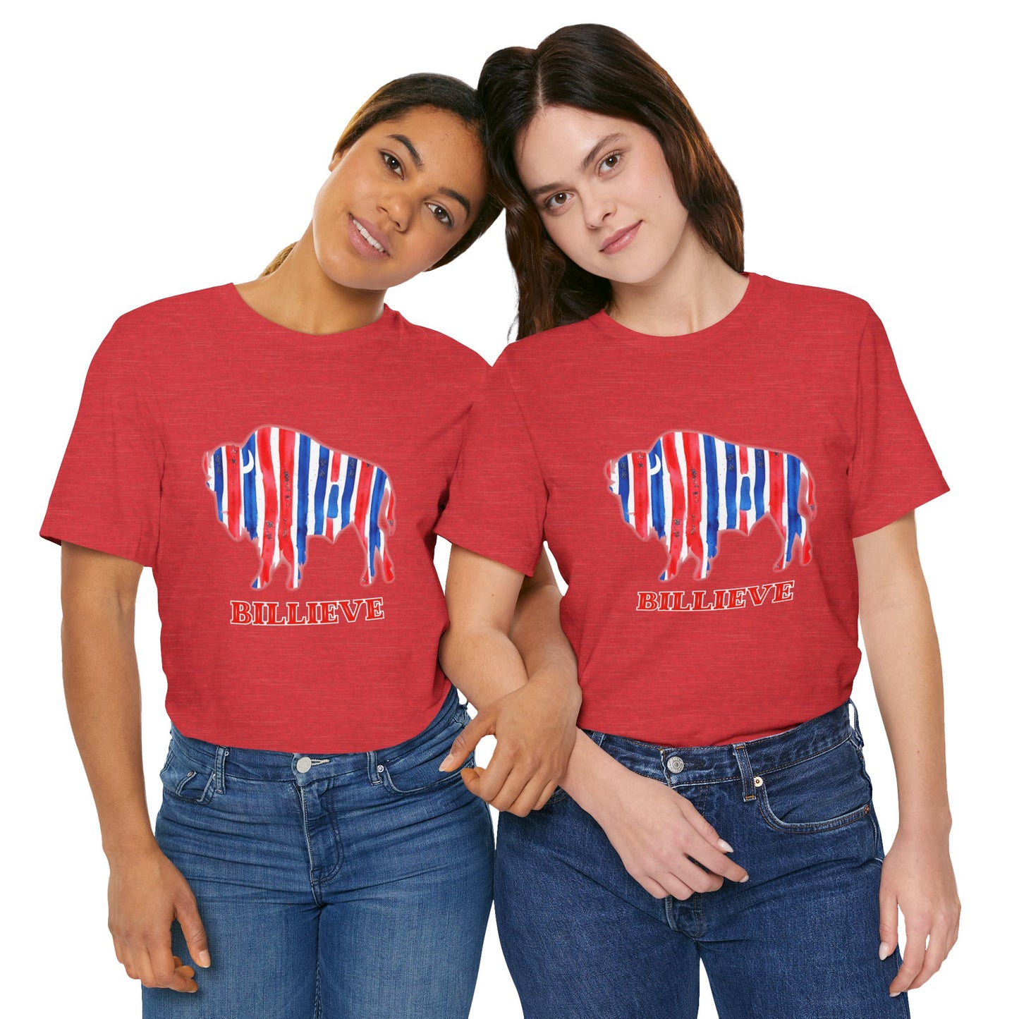 Watercolor Buffalo Unisex Short Sleeve Tee