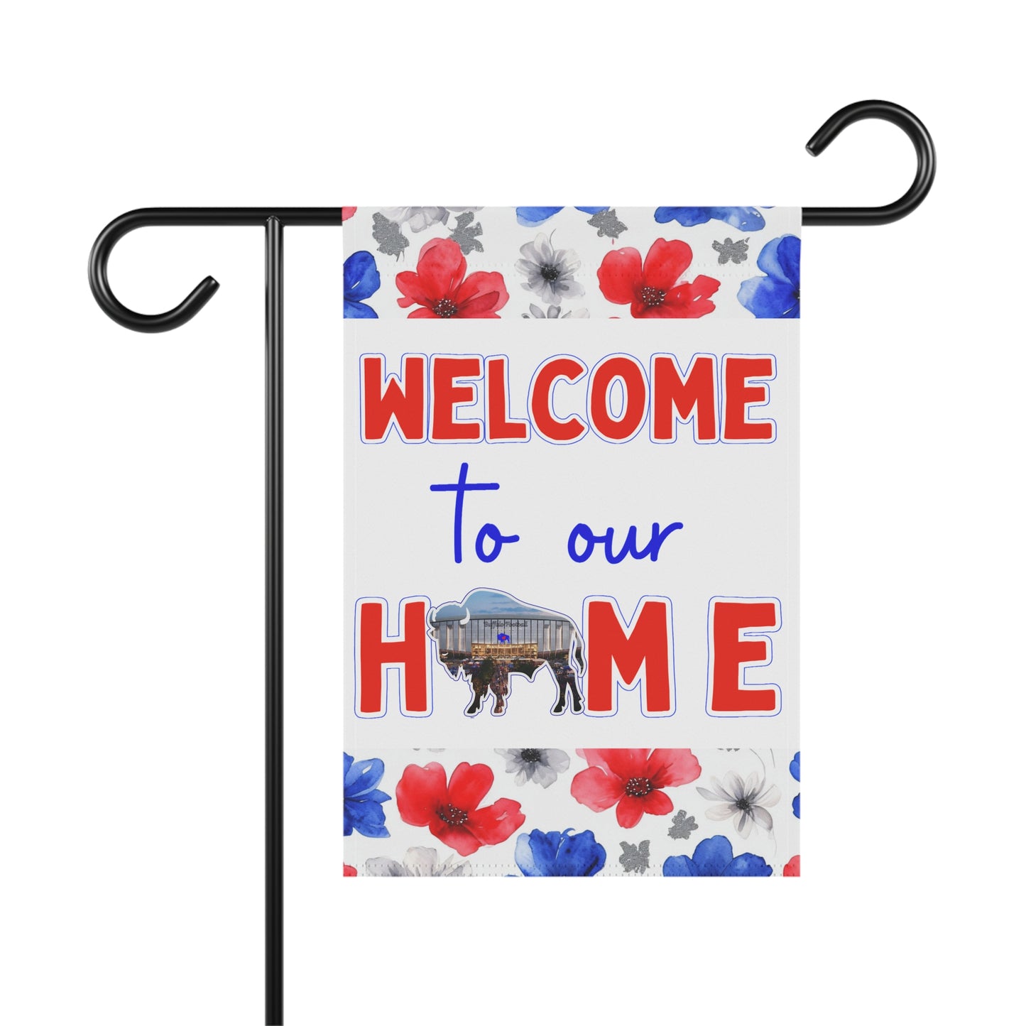 Welcome to our New Home - New Stadium 2026 Floral Garden Flags