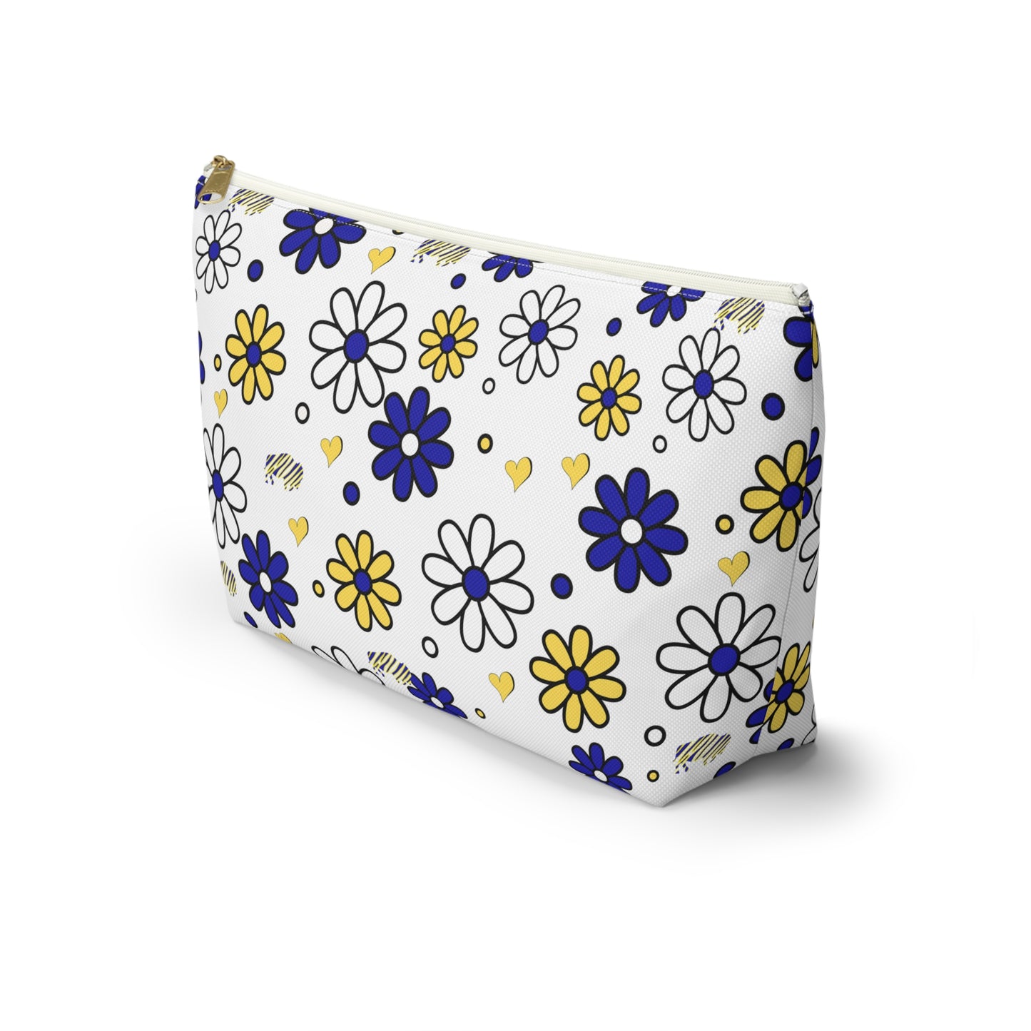 Buffalo Sabres Flower Power Retro Accessory Pouch w T-bottom