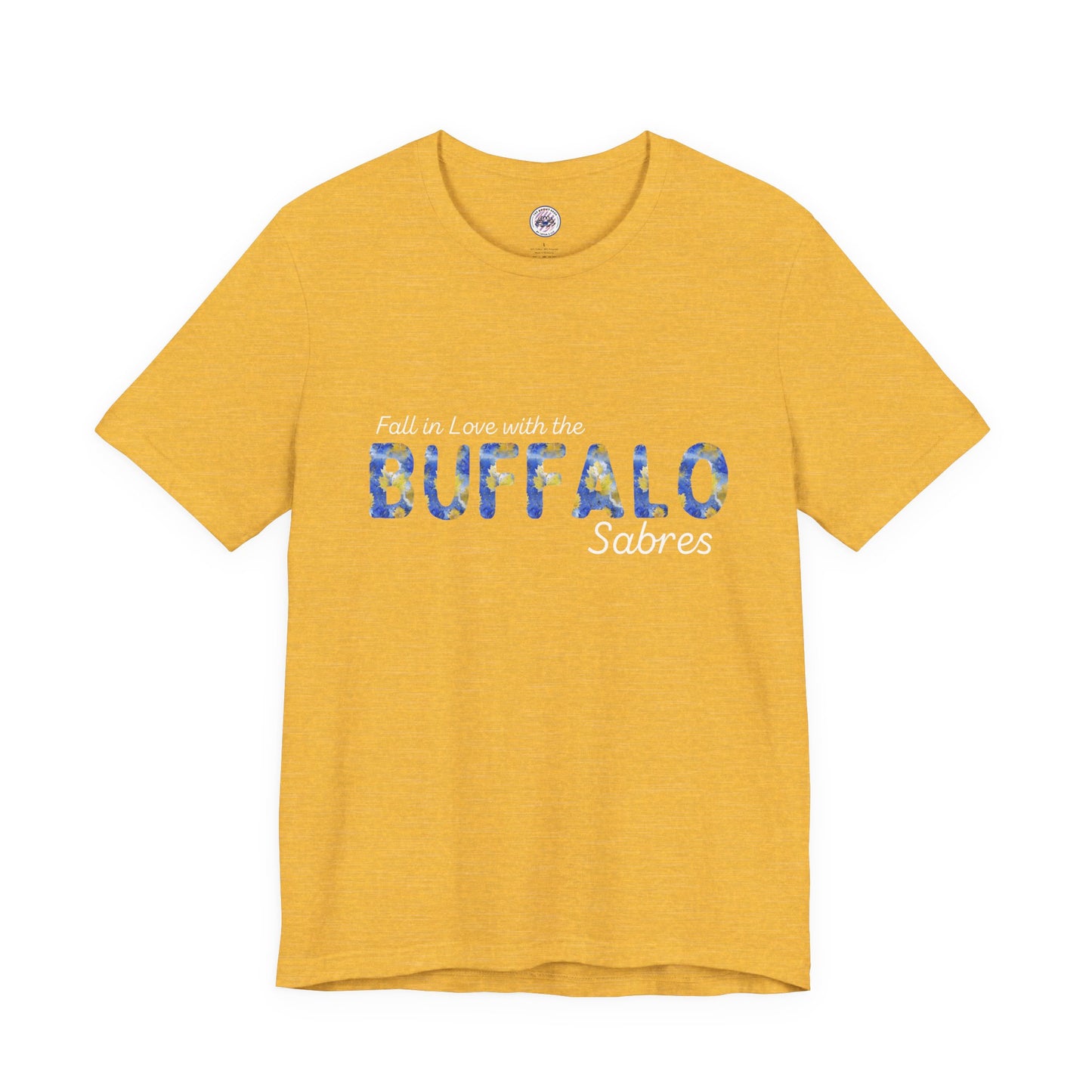 Watercolor Buffalo Sabres Leaves T-Shirt (Where else would you rather be...)