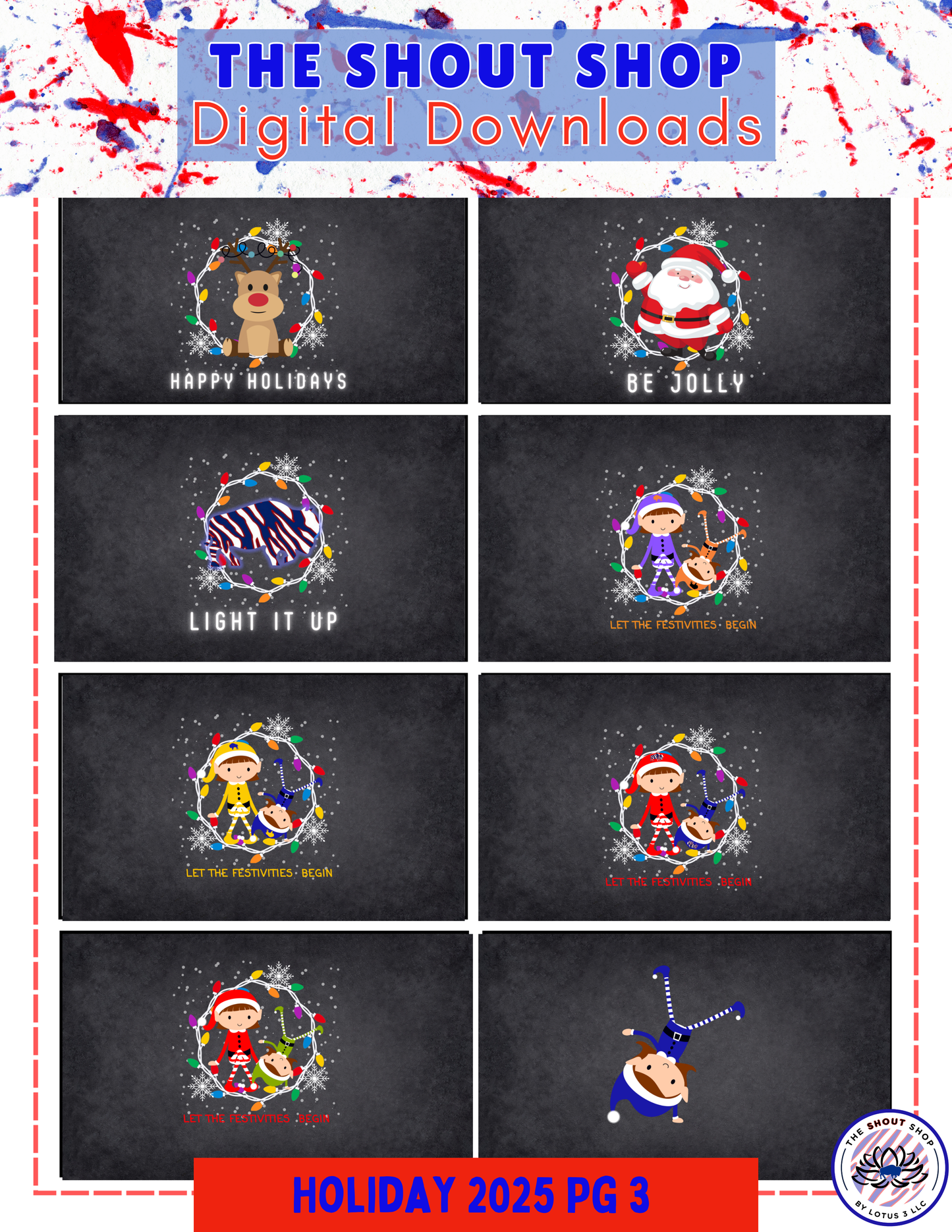 Buffalo Sports Digital Downloads 2025  HOLIDAY ELF COLLECTION: BUFFALO THEMED HOLIDAY DIGITAL DOWNLOAD FILES THAT COME IN PNG FORMAT