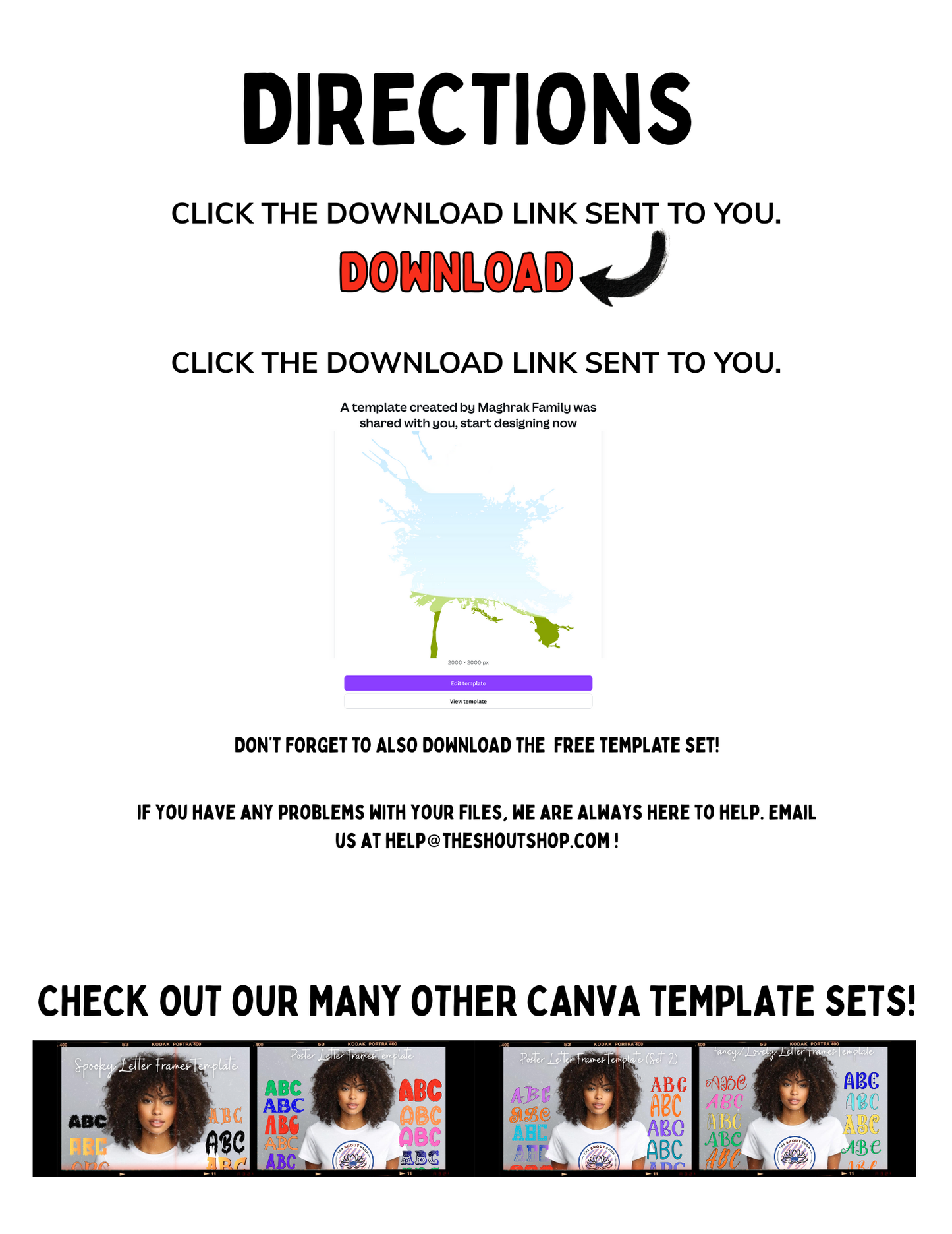 Valentine Heart Font Canva Template Collection