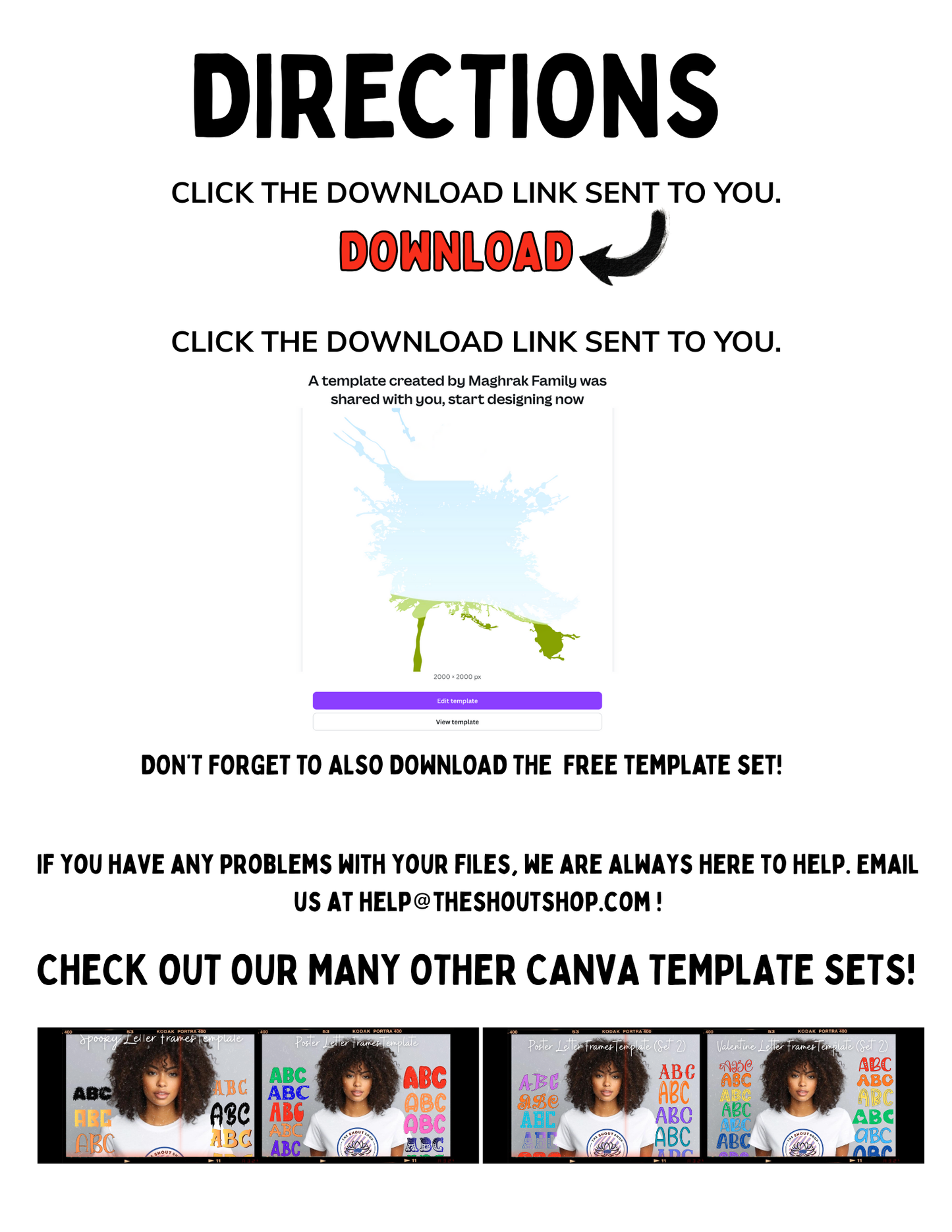 Sports Font Canva Template Collection