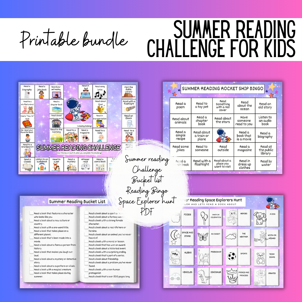 Summer Reading Challenge _ Space Theme