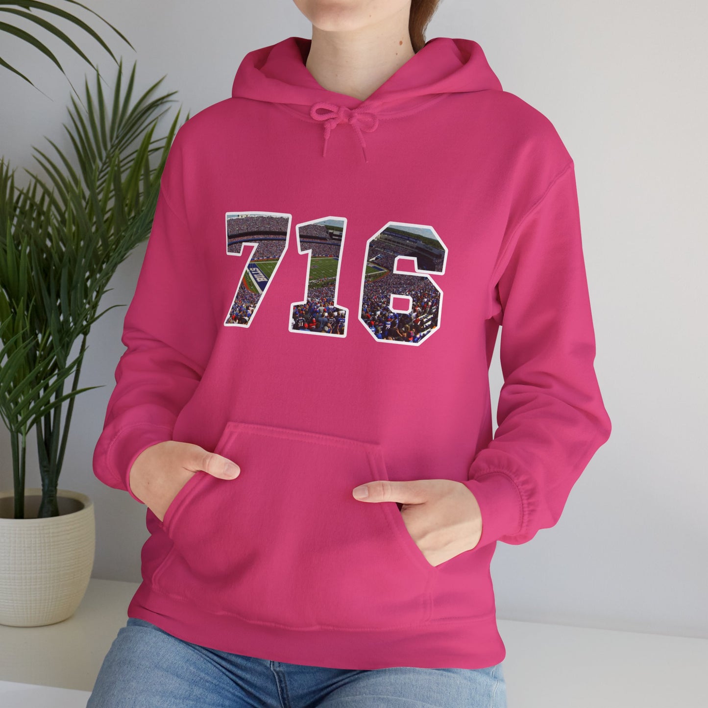 716 Buffalo Bills Stadium Unisex Heavy Blend™ Hooded Sweatshirt