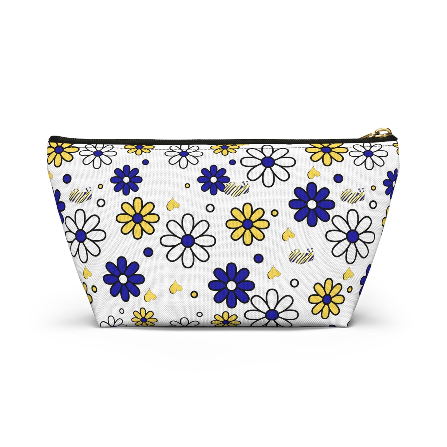 Buffalo Sabres Flower Power Retro Accessory Pouch w T-bottom