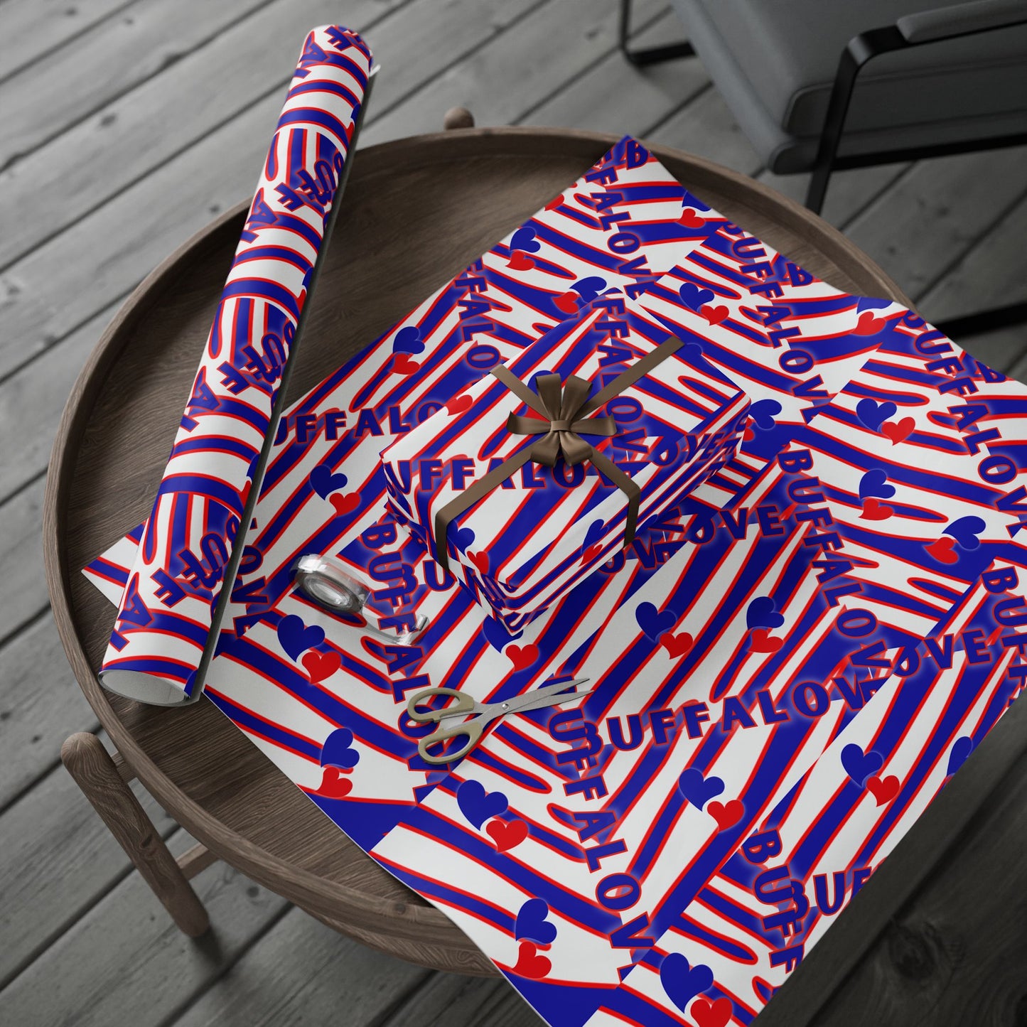 Buffalove Wrapping Paper