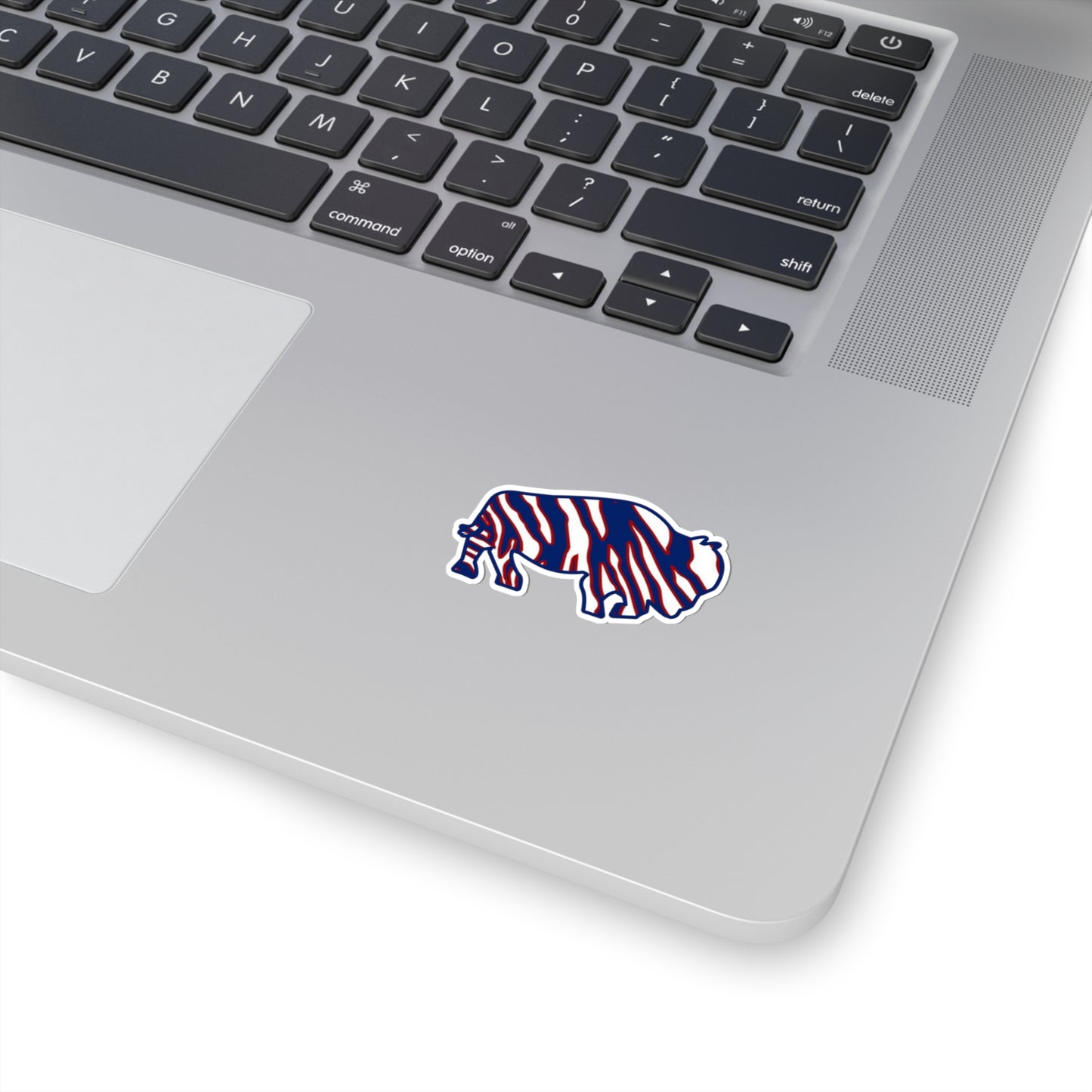 Zubaz Blue Buffalo Sticker