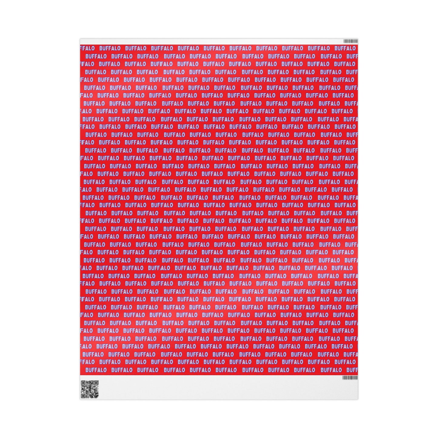 Buffalo Red Wrapping Paper