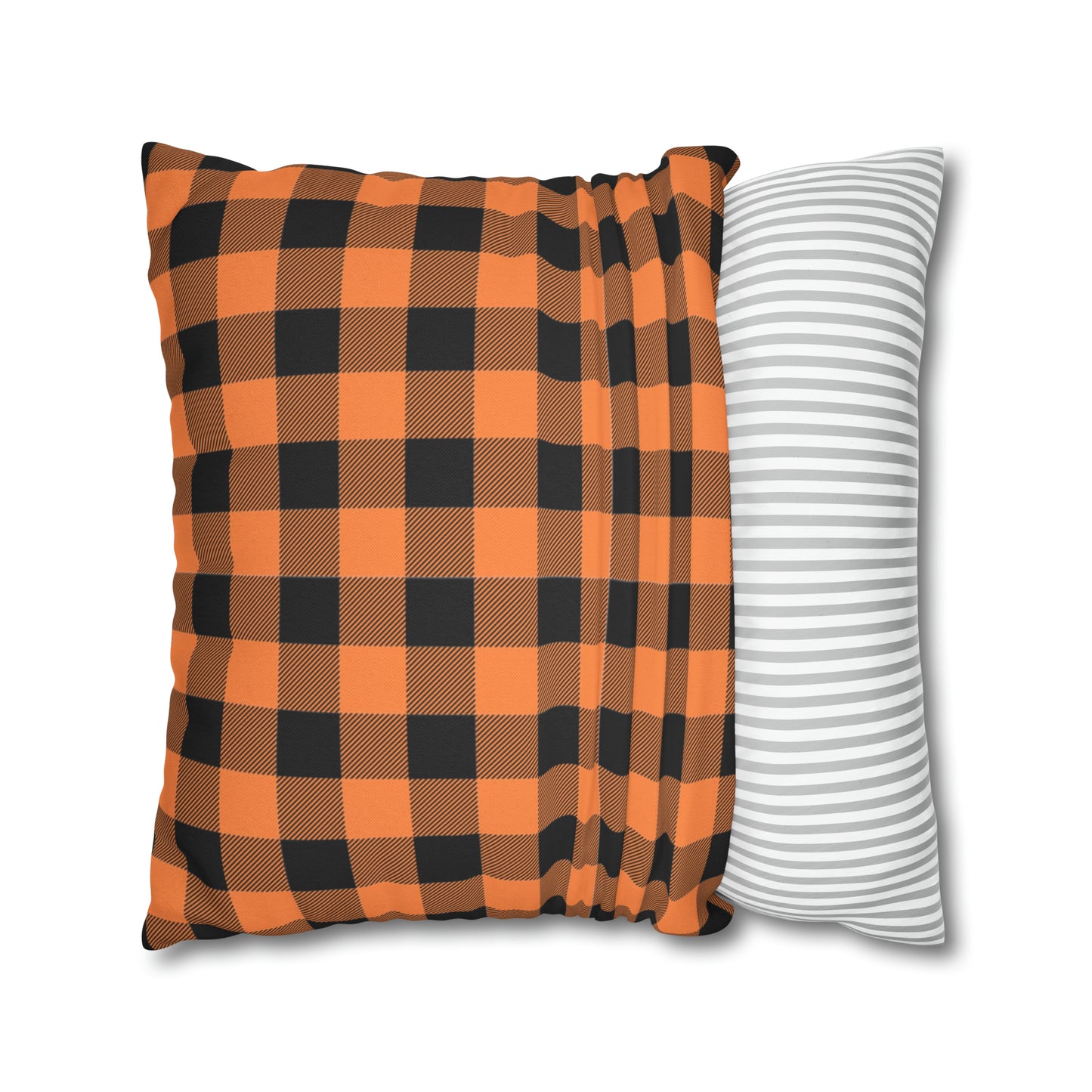 Bandits Buffalo Plaid Spun Polyester Square Pillow Case