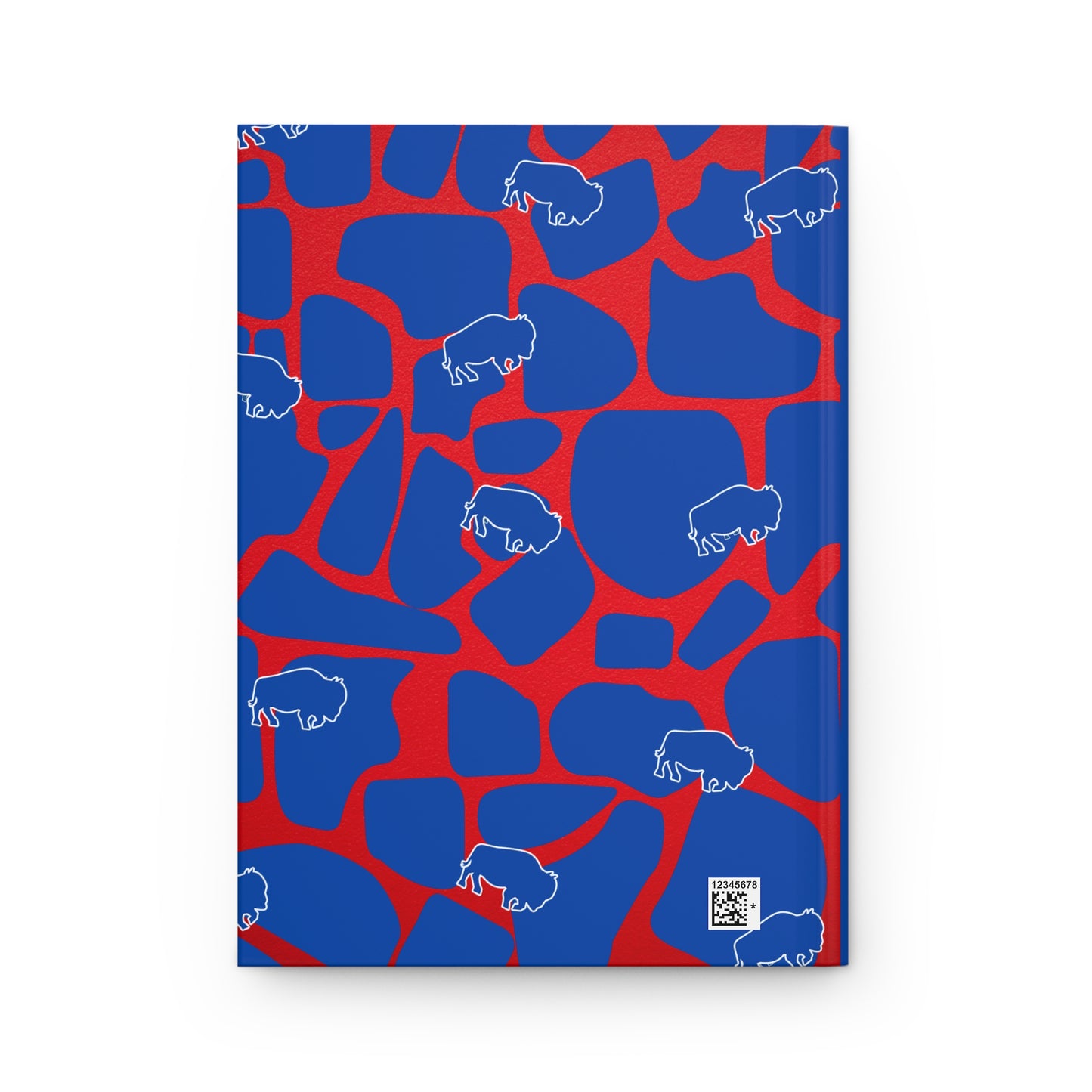 Wild About BUFFALO 6" x 9" 150 Page (75 sheets) white lined paper Hardcover Journal Matte (Pattern #28)