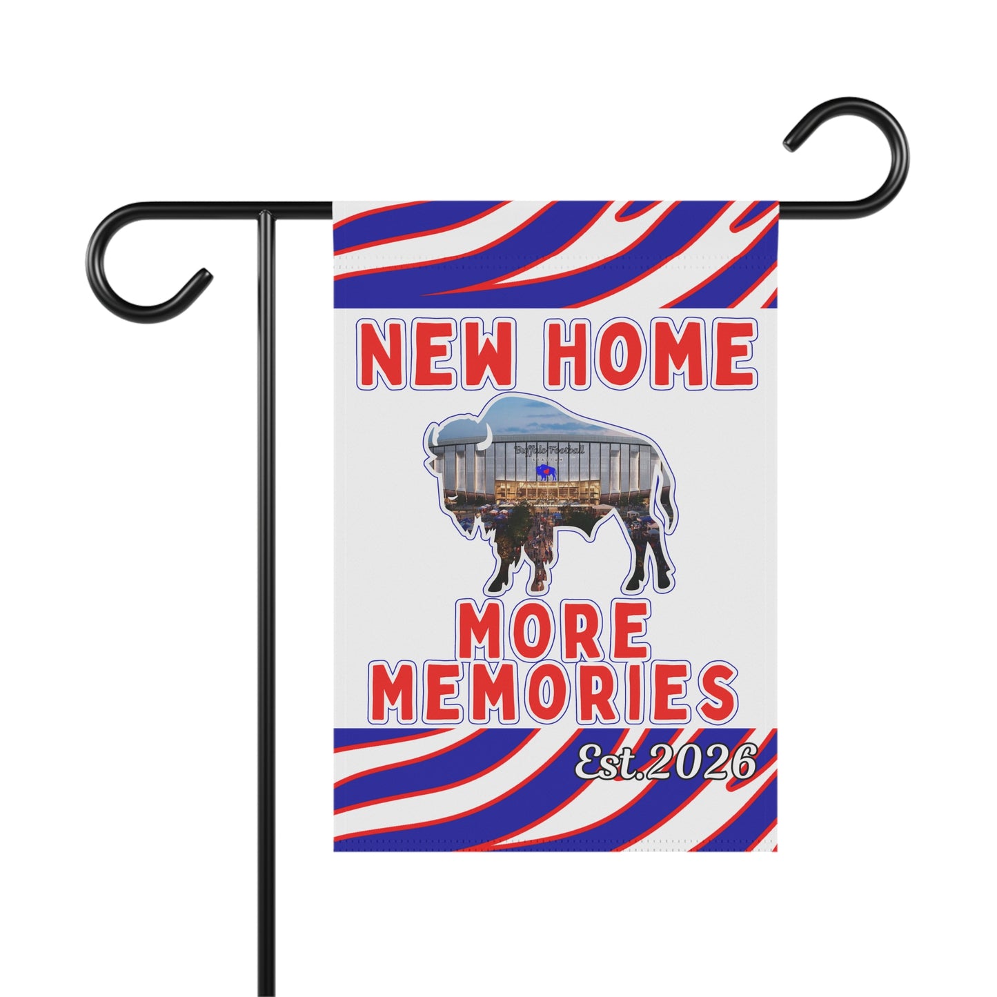 New Football Home 2026 Animal Stripes Garden Flags