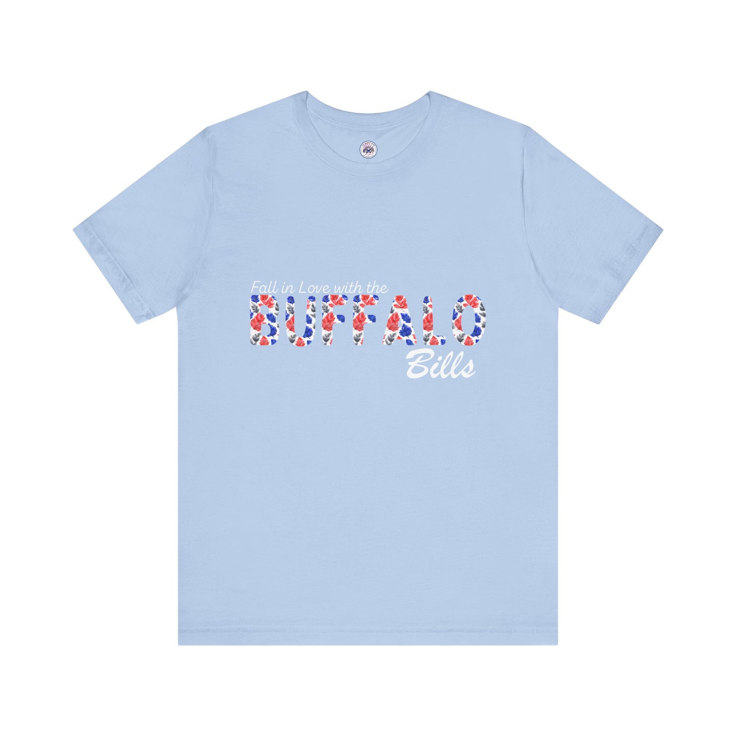 Fall in Love with the Bills Watercolor Leaves T-Shirt