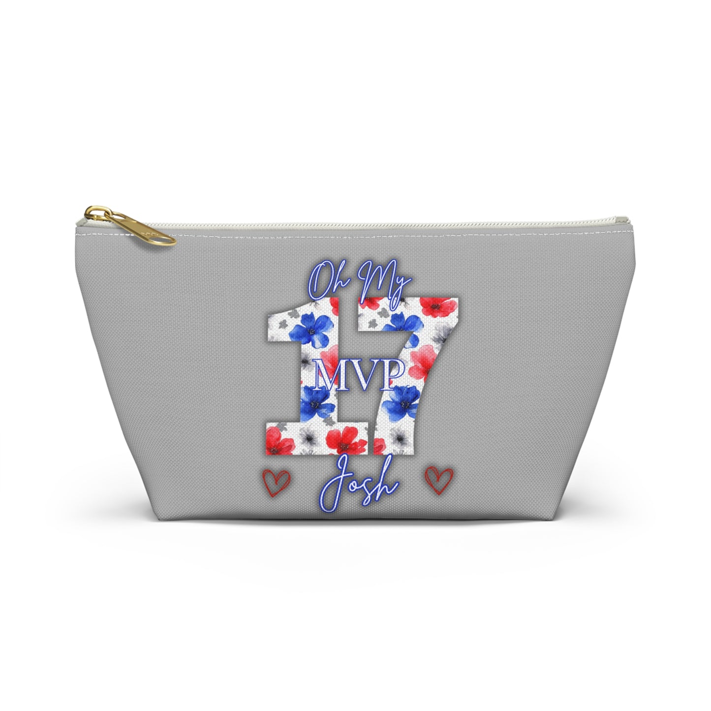 Oh My Josh Buffalo Football Retro Accessory Pouch w T-bottom