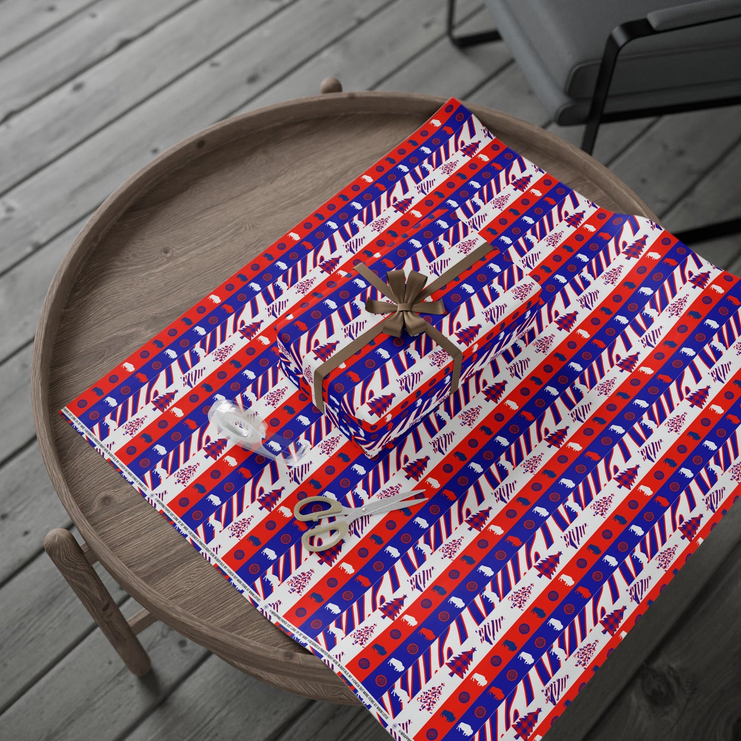 Buffalo Bills HOLIDAY ICON Wrapping Papers