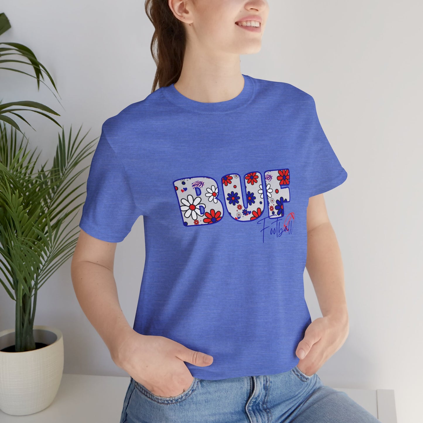 Buffalo Bills Flower Power Print T-Shirt