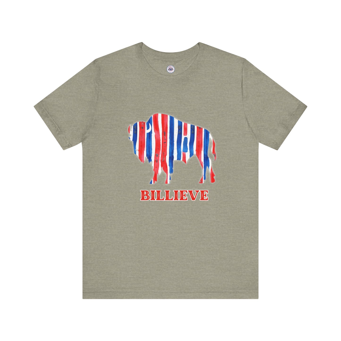 Watercolor Buffalo Unisex Short Sleeve Tee