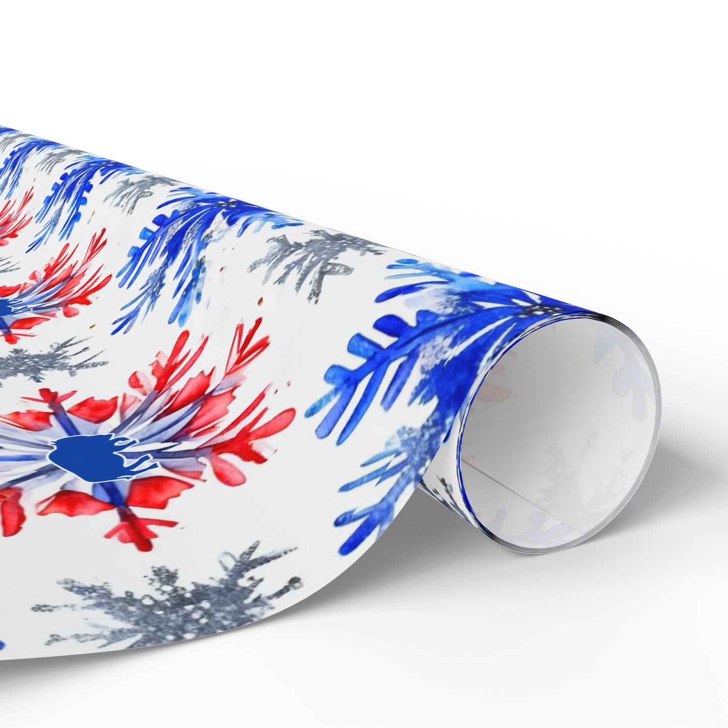 Buffalo Football Snowflake Wrapping Papers
