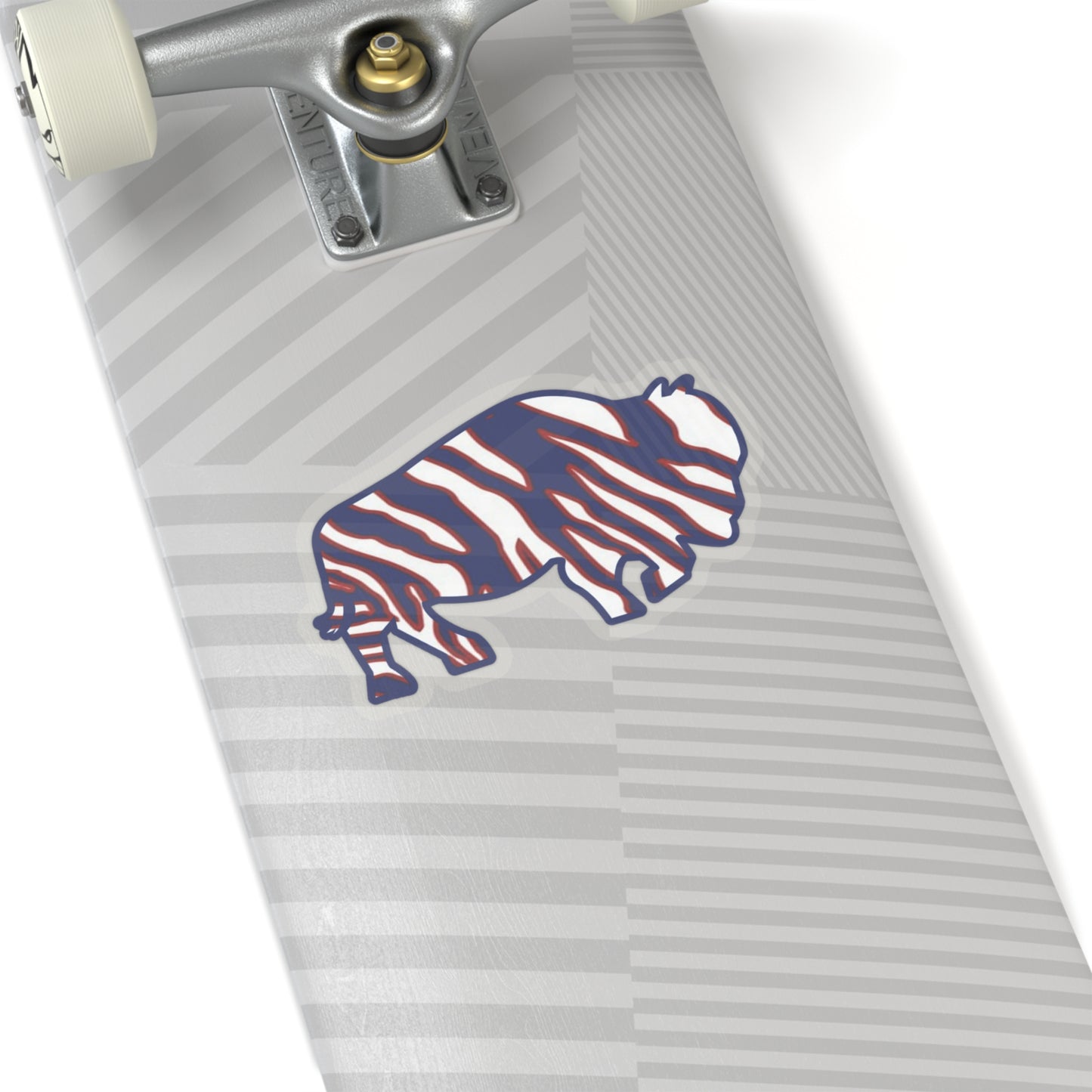 Zubaz Blue Buffalo Sticker