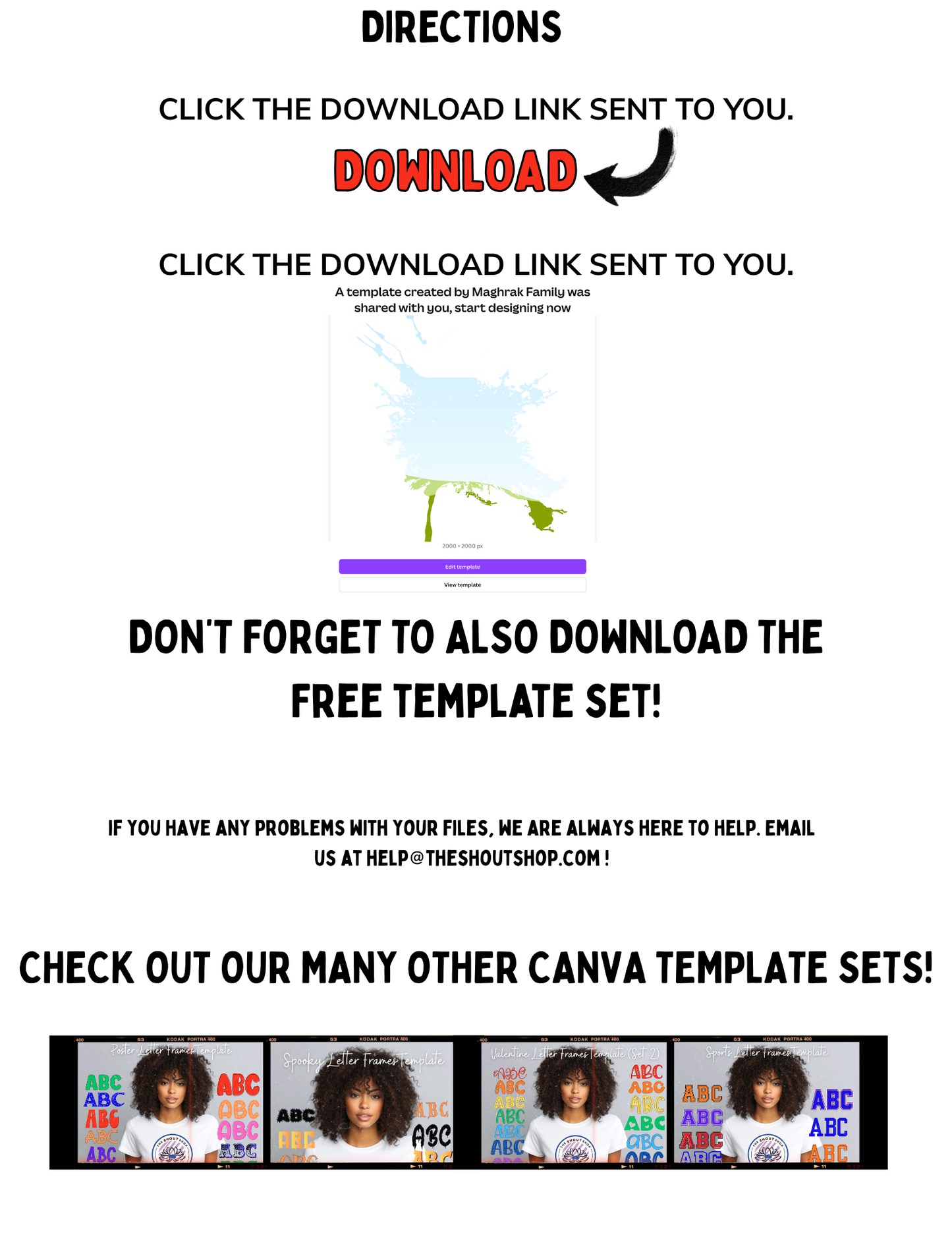Heart Shaped Canva Frame Template Collection