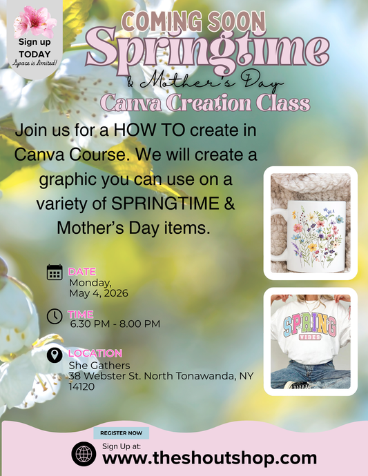 May  Canva Creation Class ~ The Beauty of Spring